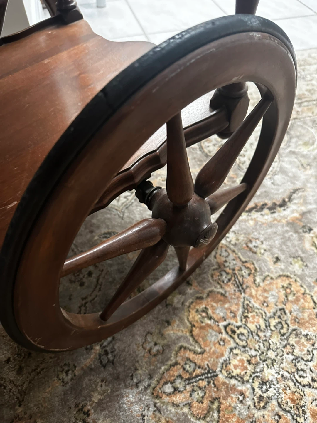 Vintage Wooden Tea Cart - photo 5