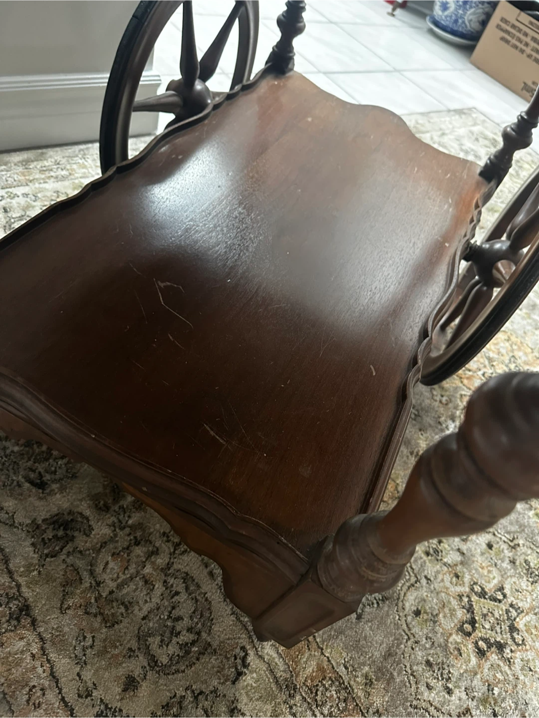 Vintage Wooden Tea Cart - photo 4