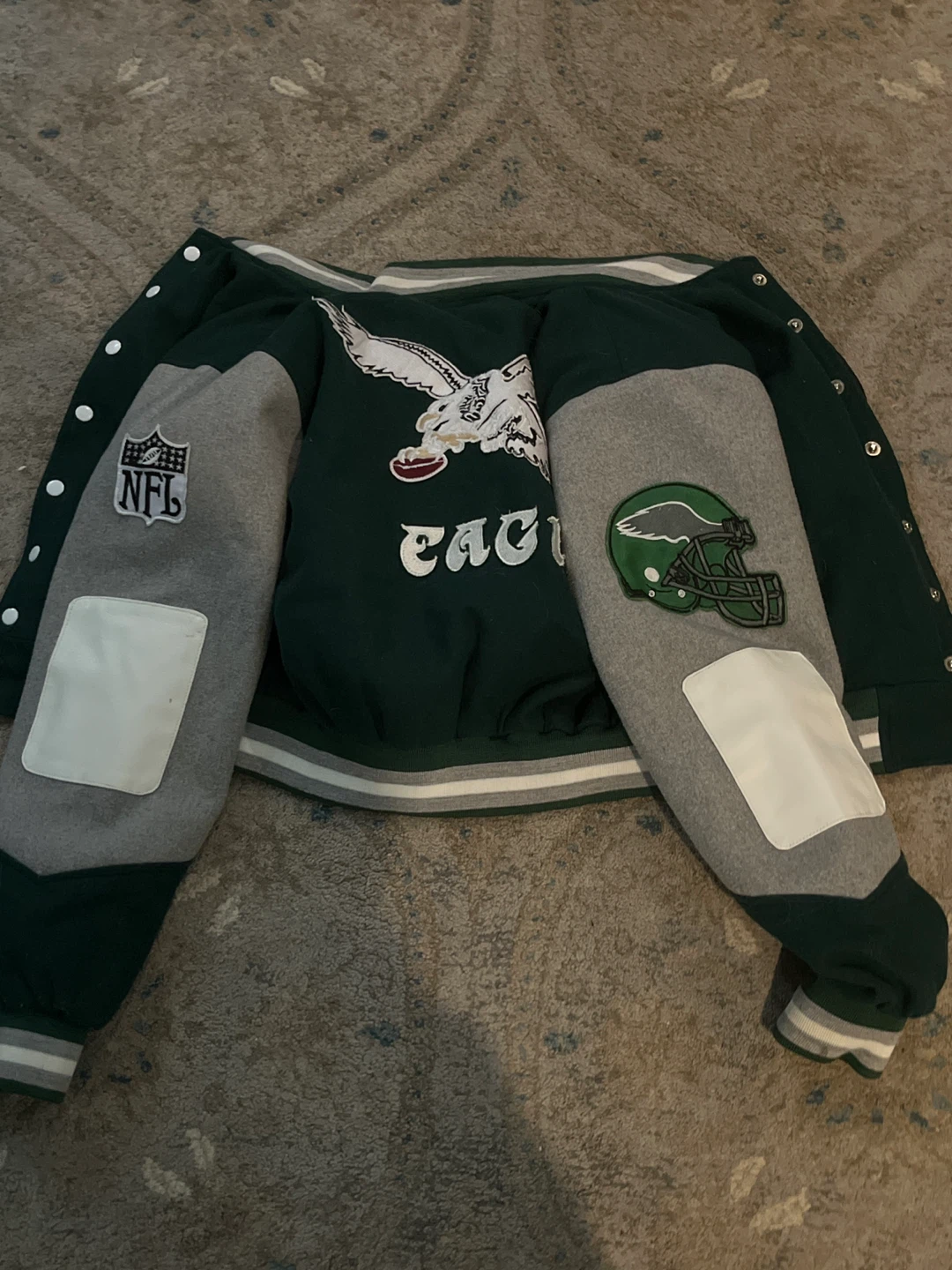 🥕Philadelphia Eagles NFL vintage Varsity Jacket