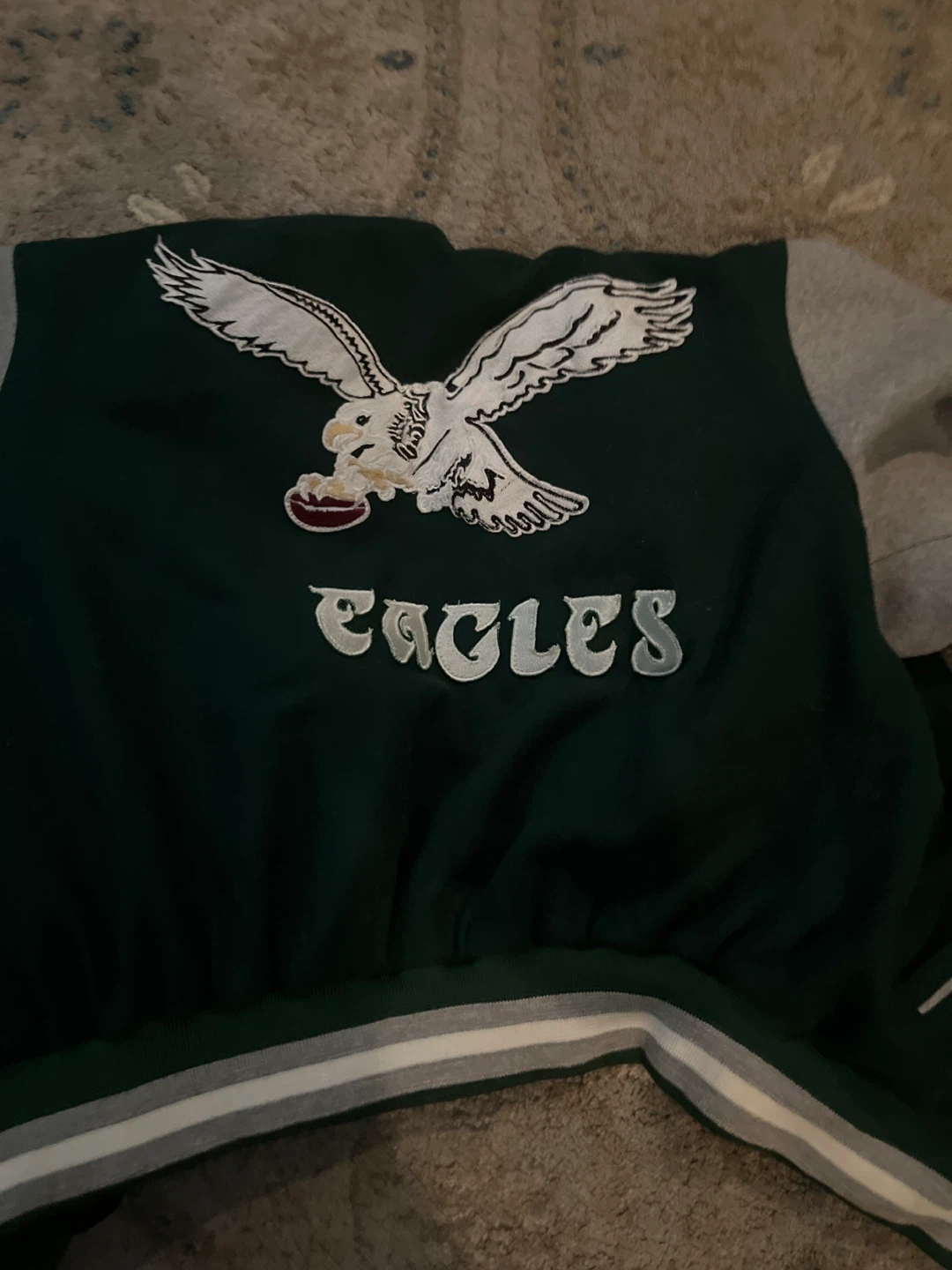 🥕Philadelphia Eagles NFL vintage Varsity Jacket - photo 2