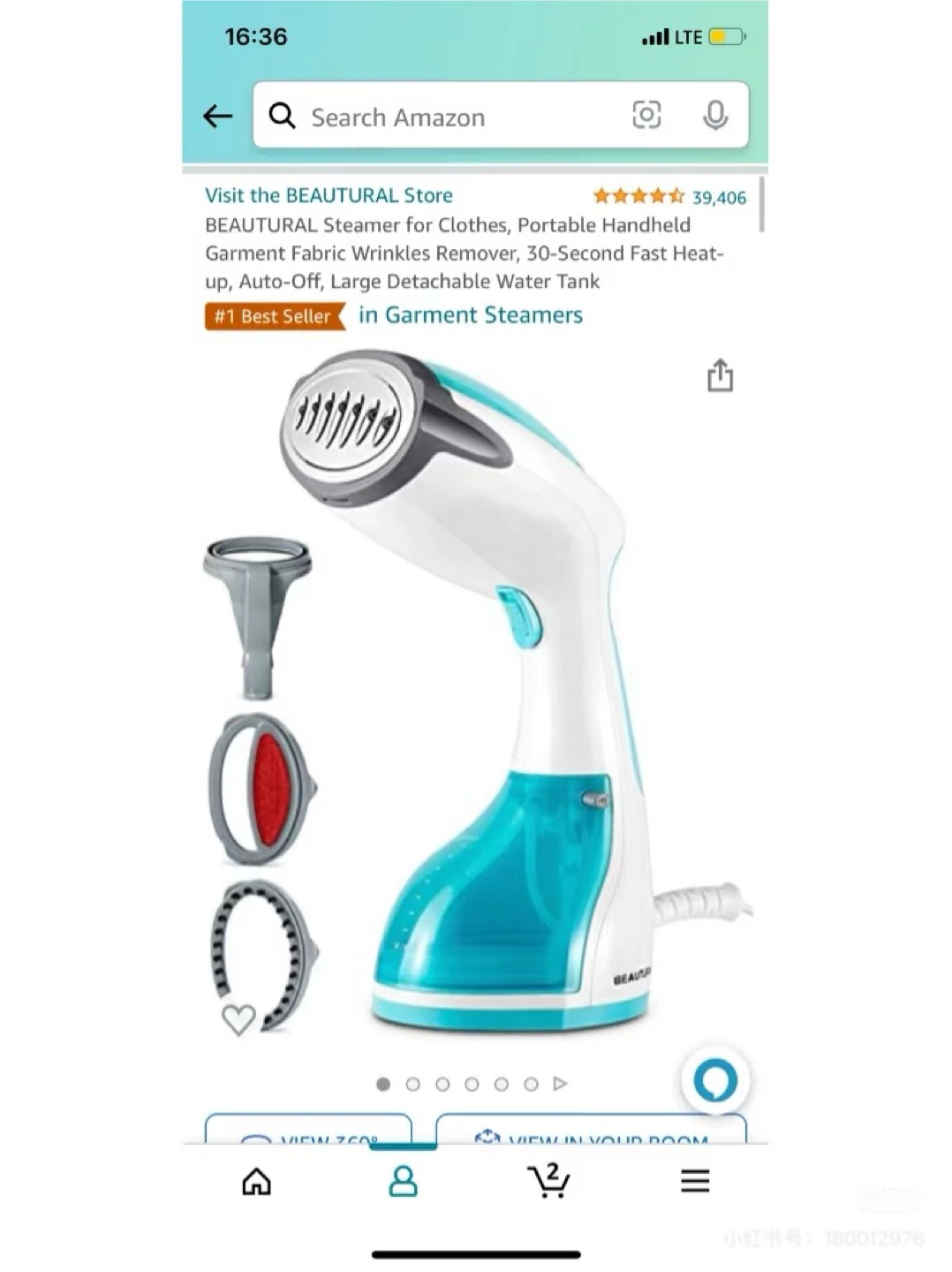 Portable Handheld Garment Steamer