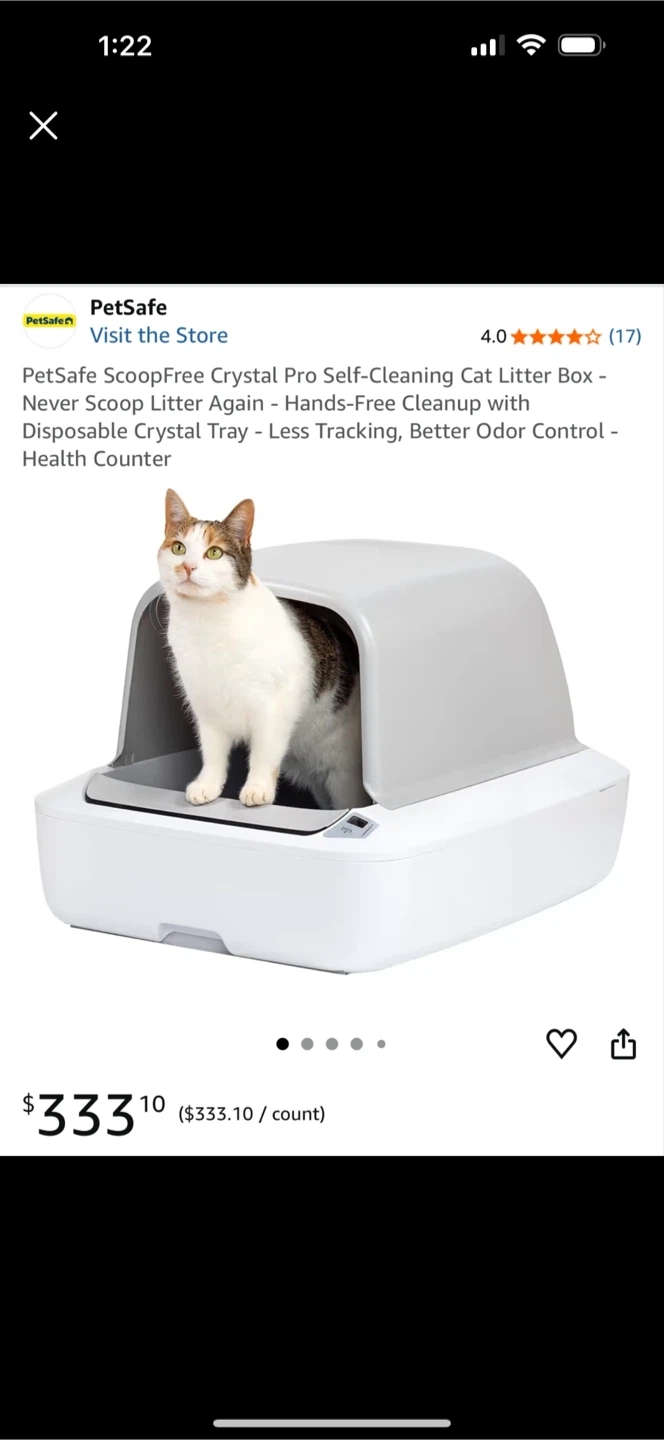 Self-Cleaning Cat Litter Box