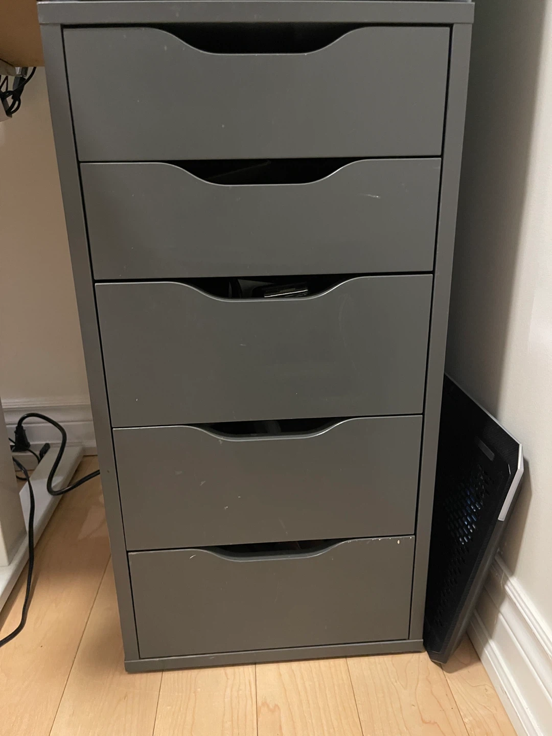 IKEA Alex Drawer Unit - Grey + Grey-Turquoise - photo 3