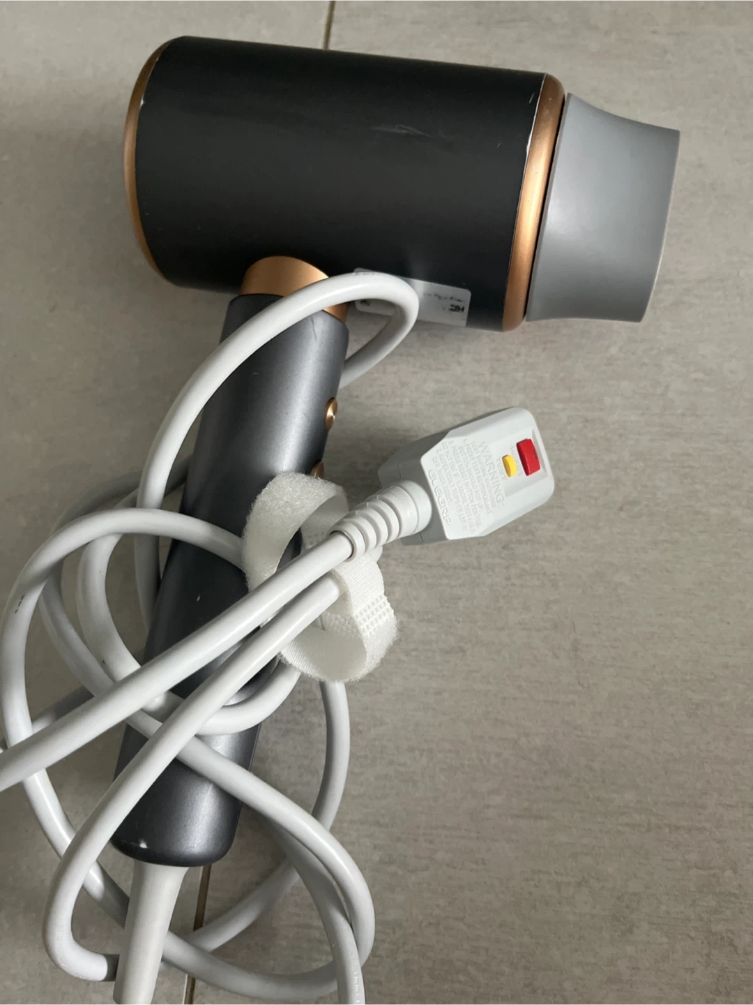 Hair Dryer - Grey and Copper