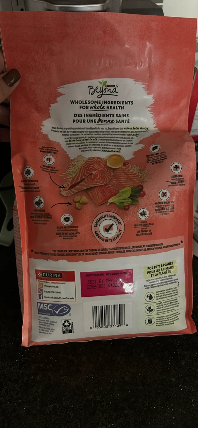 Purina Beyond Salmon & Brown Rice Cat Food - 1.36 kg - photo 3