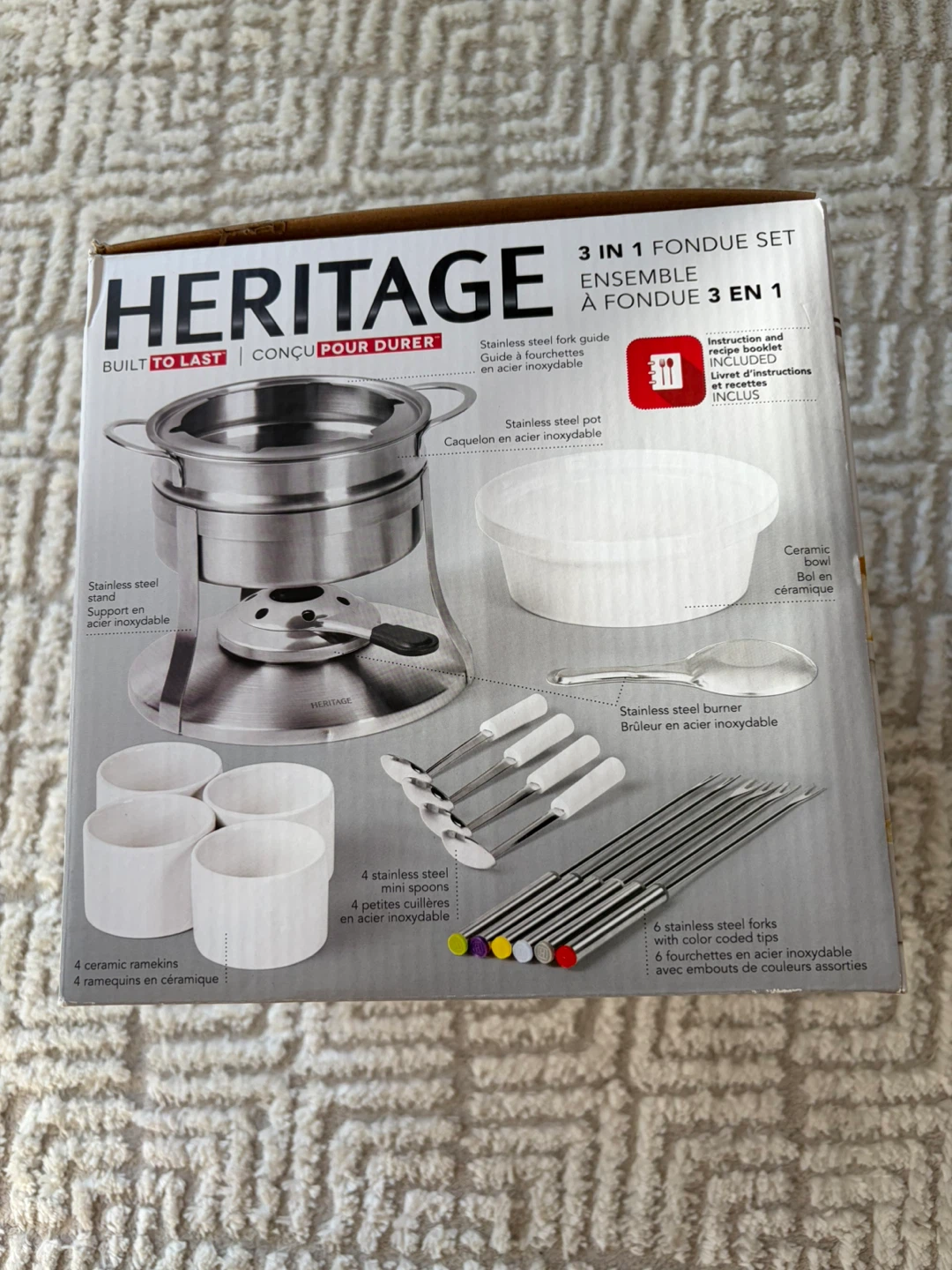 Heritage 3-in-1 Fondue Set - New in Box! - photo 3