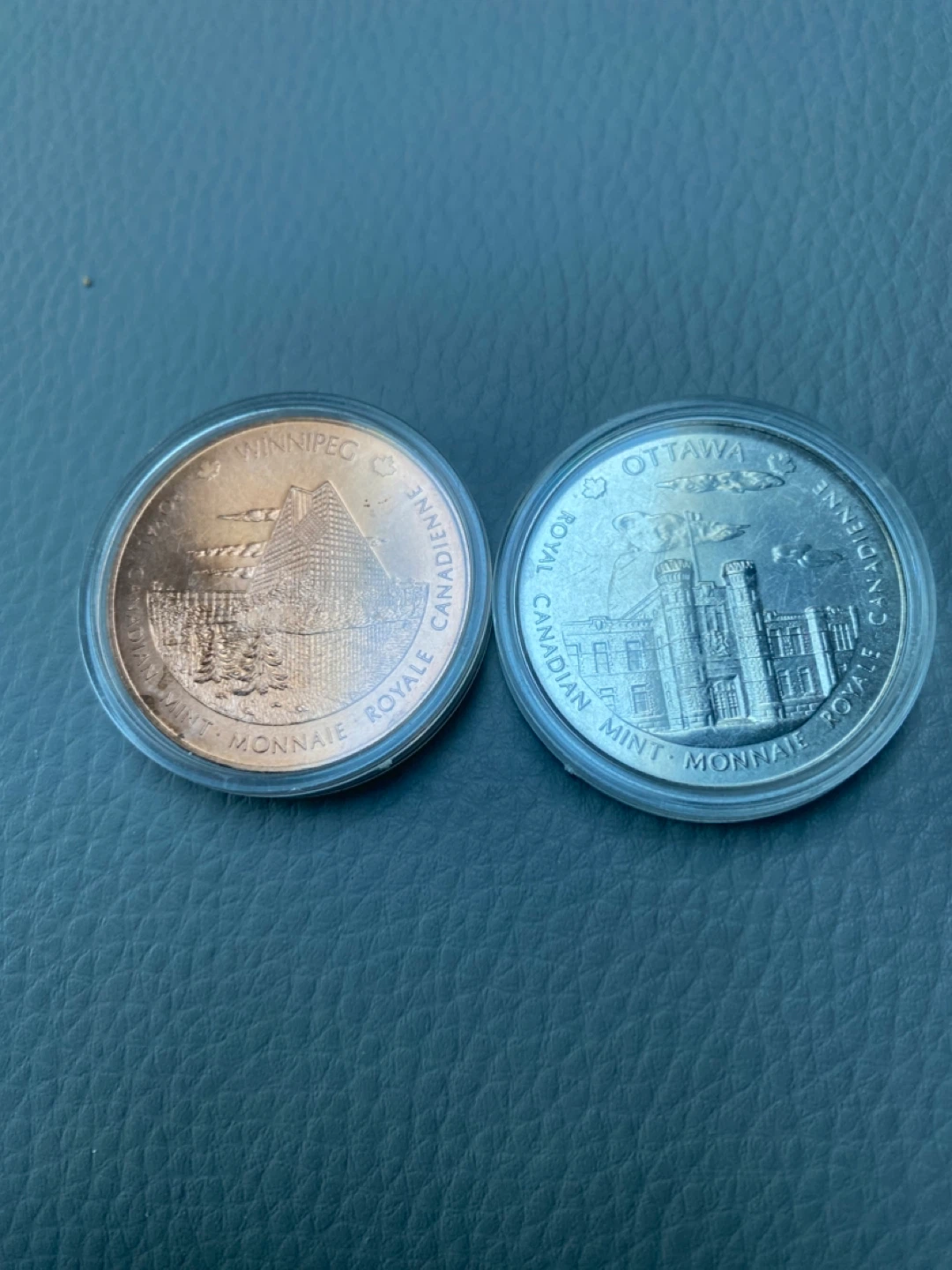 Royal Canadian Mint Coins - Ottawa & Winnipeg