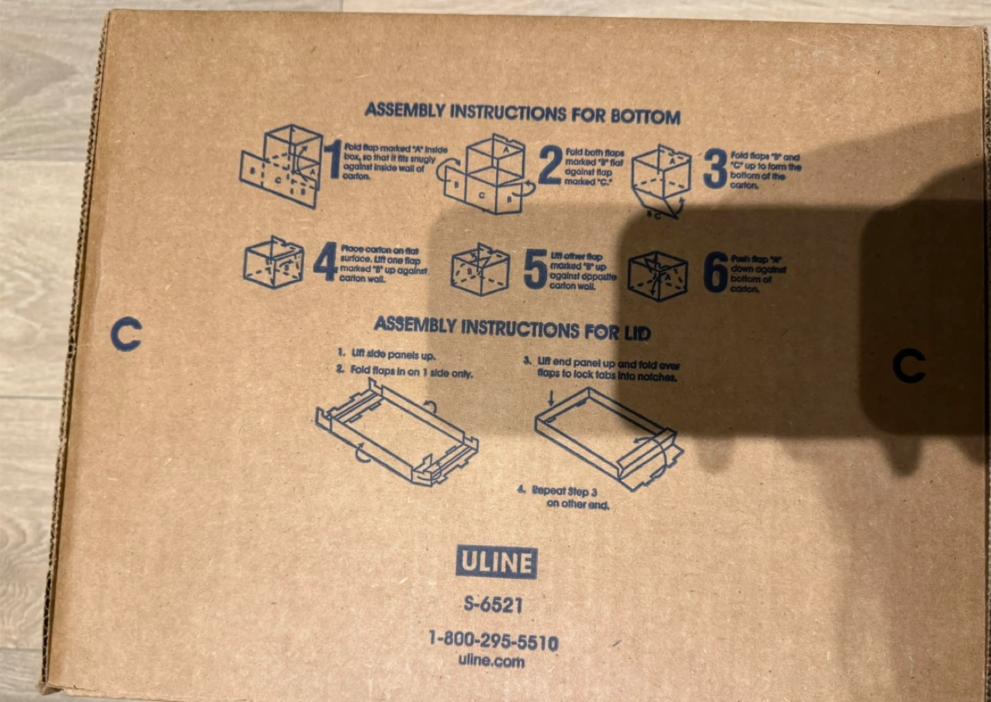 🥕 10 Uline Storage File Box with Lid - 15 x 12 x 10" - photo 3