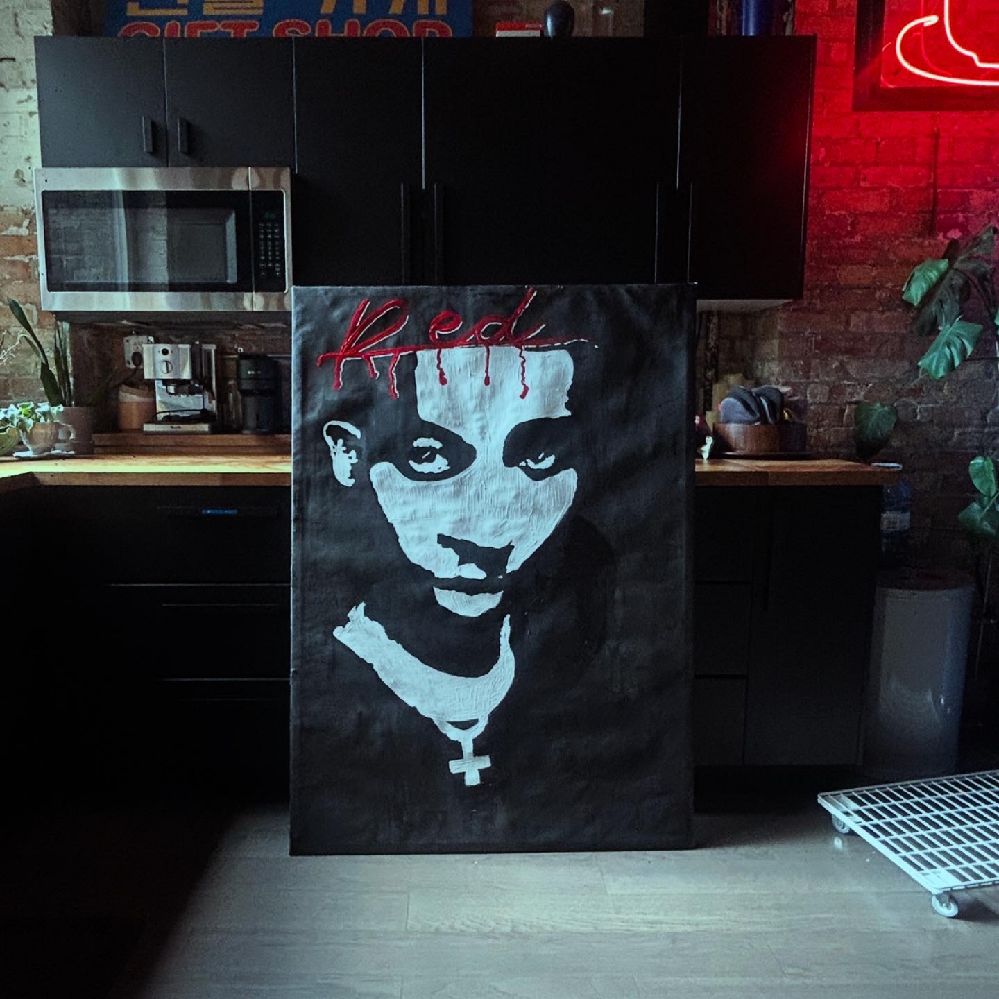 Playboi Carti RED painting - photo 3