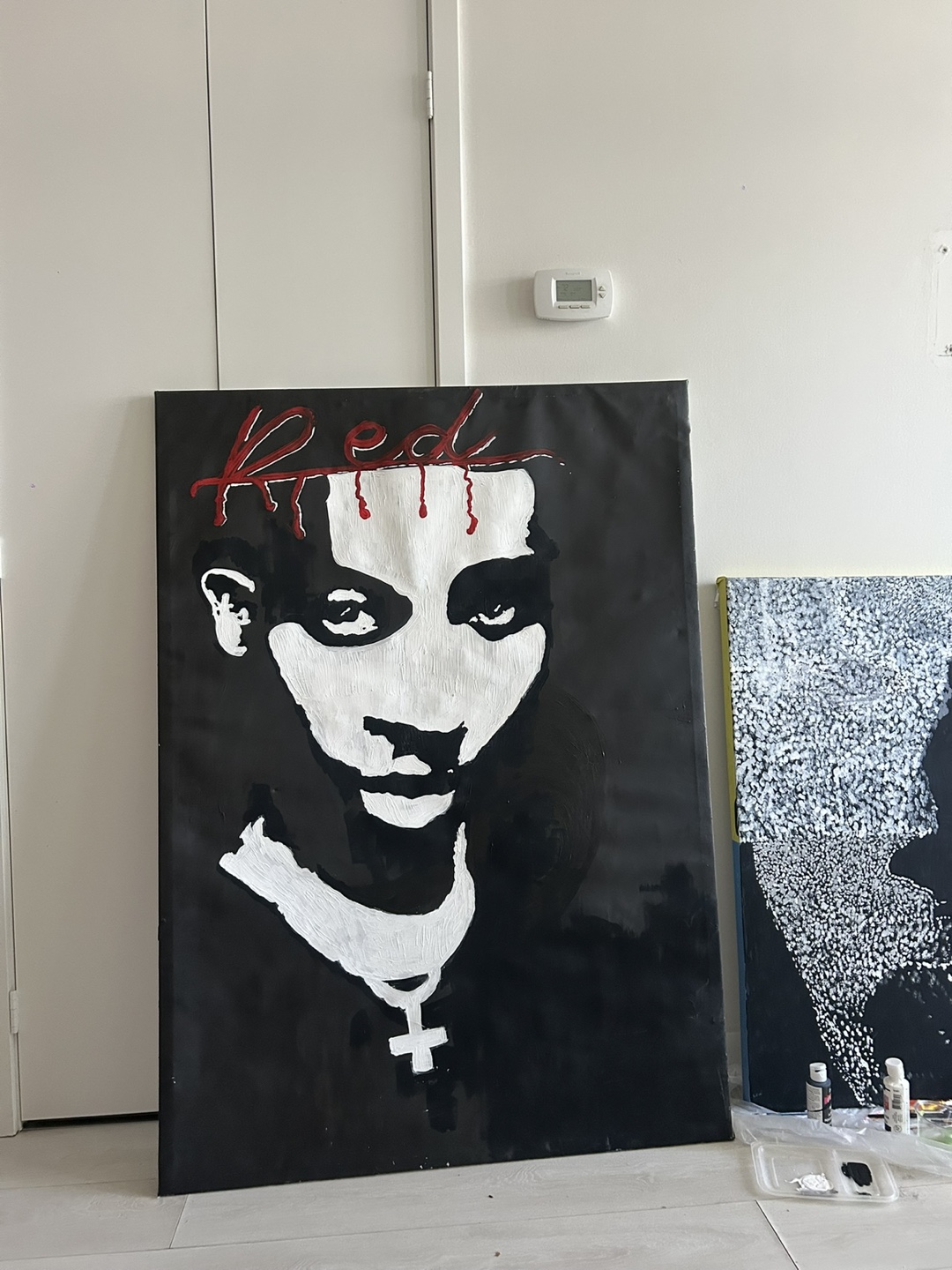 Playboi Carti RED painting - photo 2