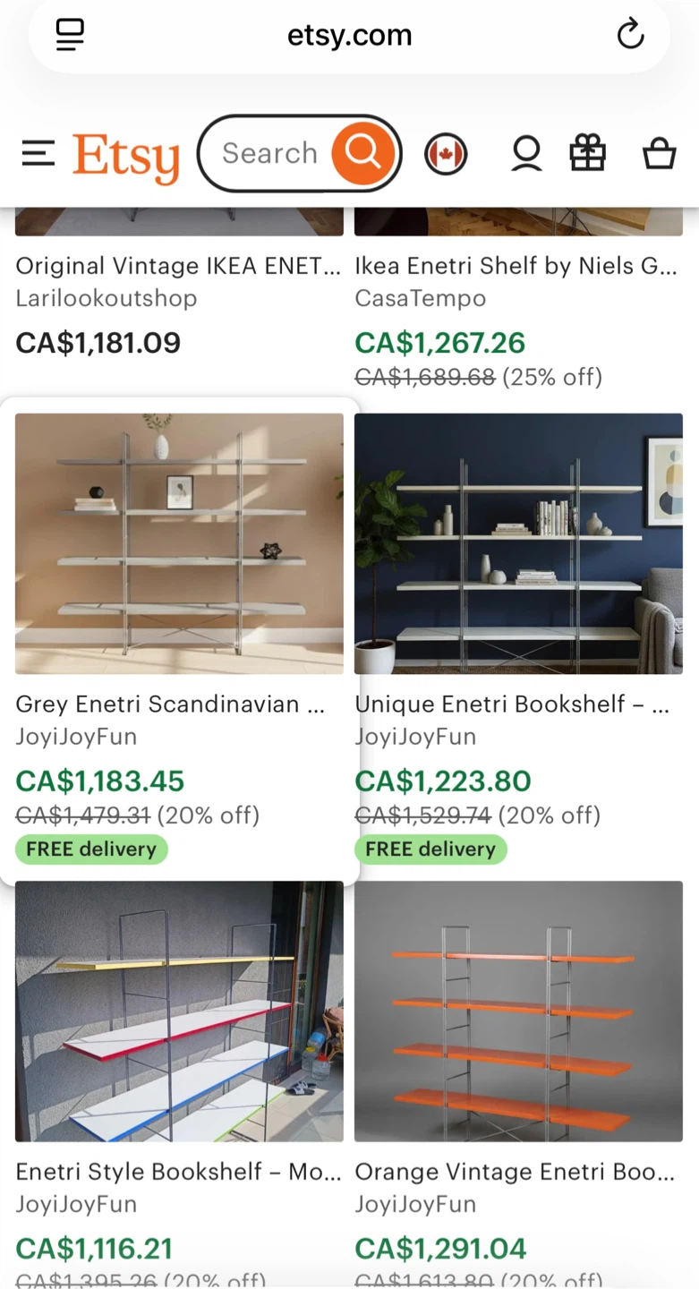 Vintage Ikea Enetri Shelf - photo 2