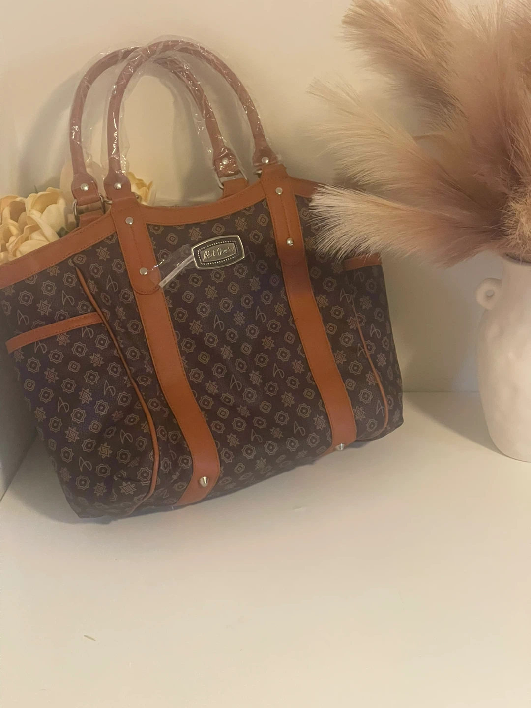 Albert Edwards Brown Tote Bag - photo 5