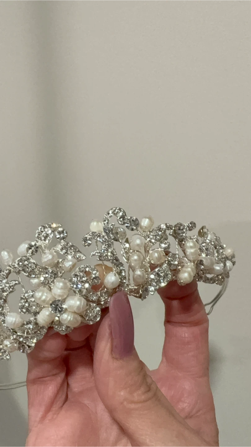Pearl & Rhinestone Tiara