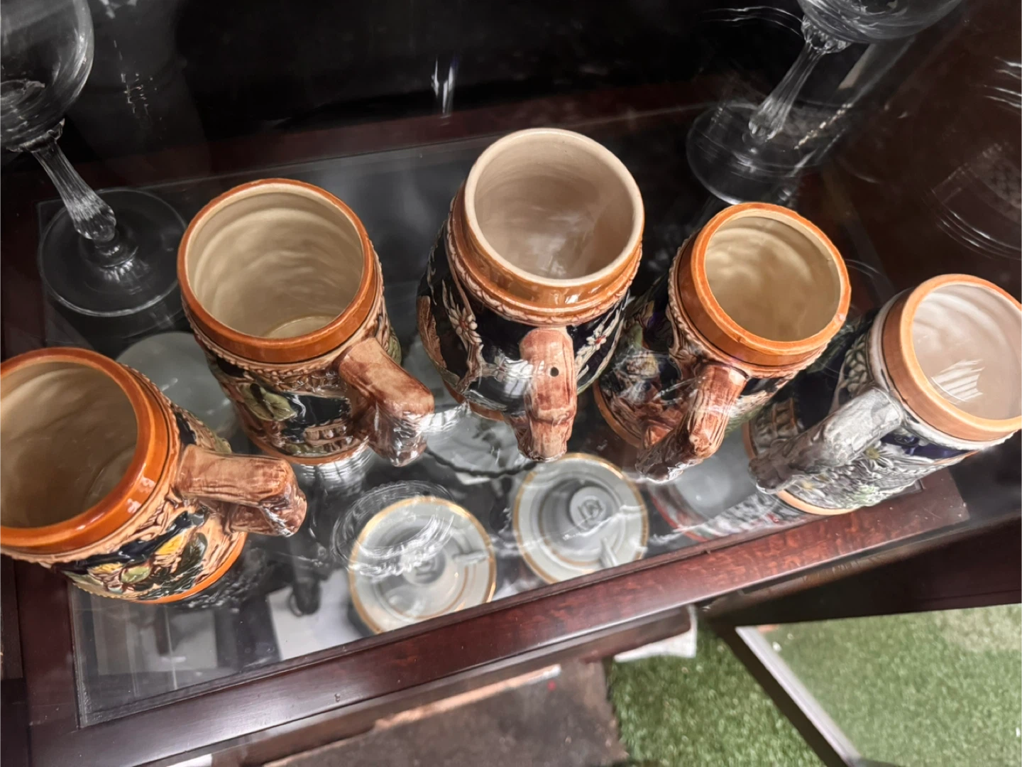 Vintage Ceramic Beer Stein Mug Set 🥕 - photo 2