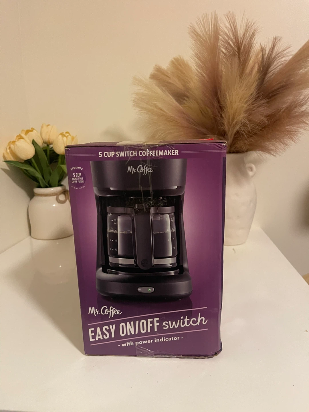 Mr. Coffee 5-Cup Switch Coffeemaker - New in Box! - photo 2