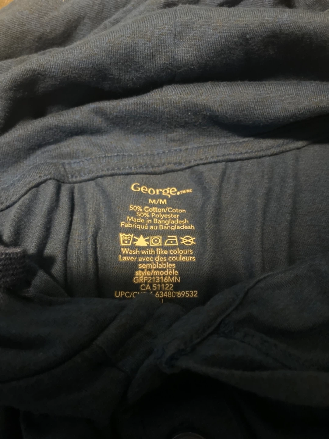 Mens Hooded Long Sleeve Shirt Size Medium - photo 2