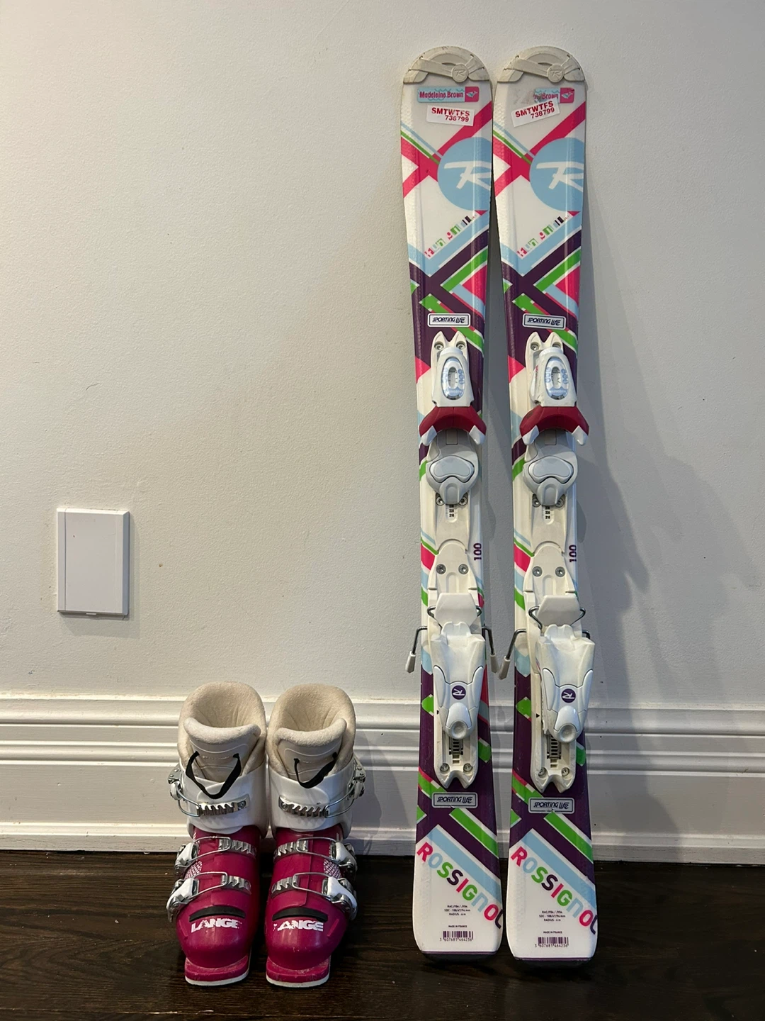 Kids ski set