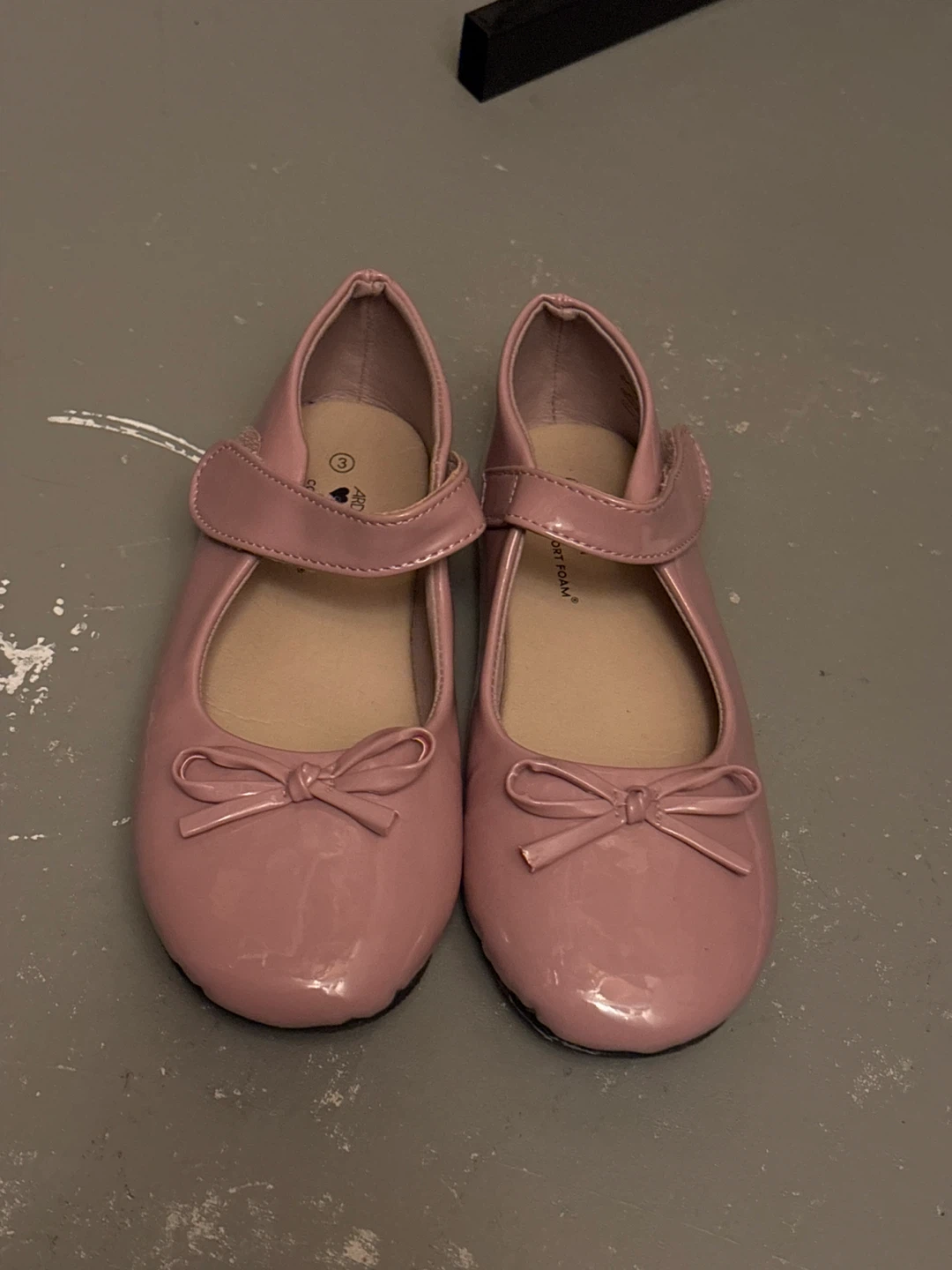 Girls Pink Ballet Flats Size 3