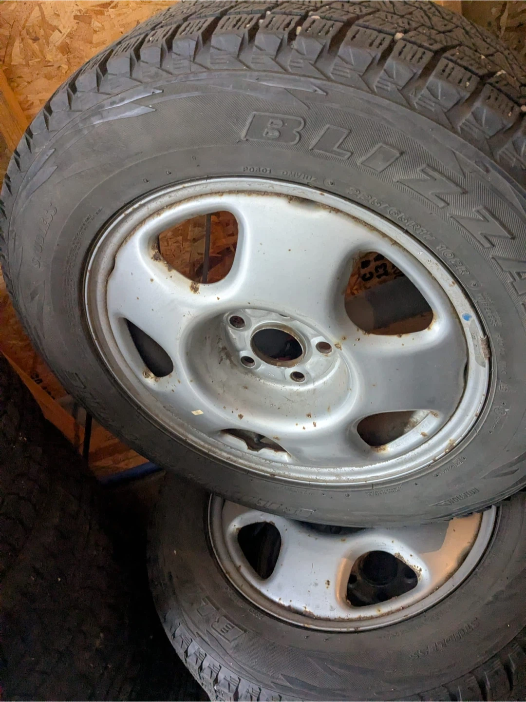 225 65 r17  Blizzak Winter tires rims call 780 884 7800 Tires