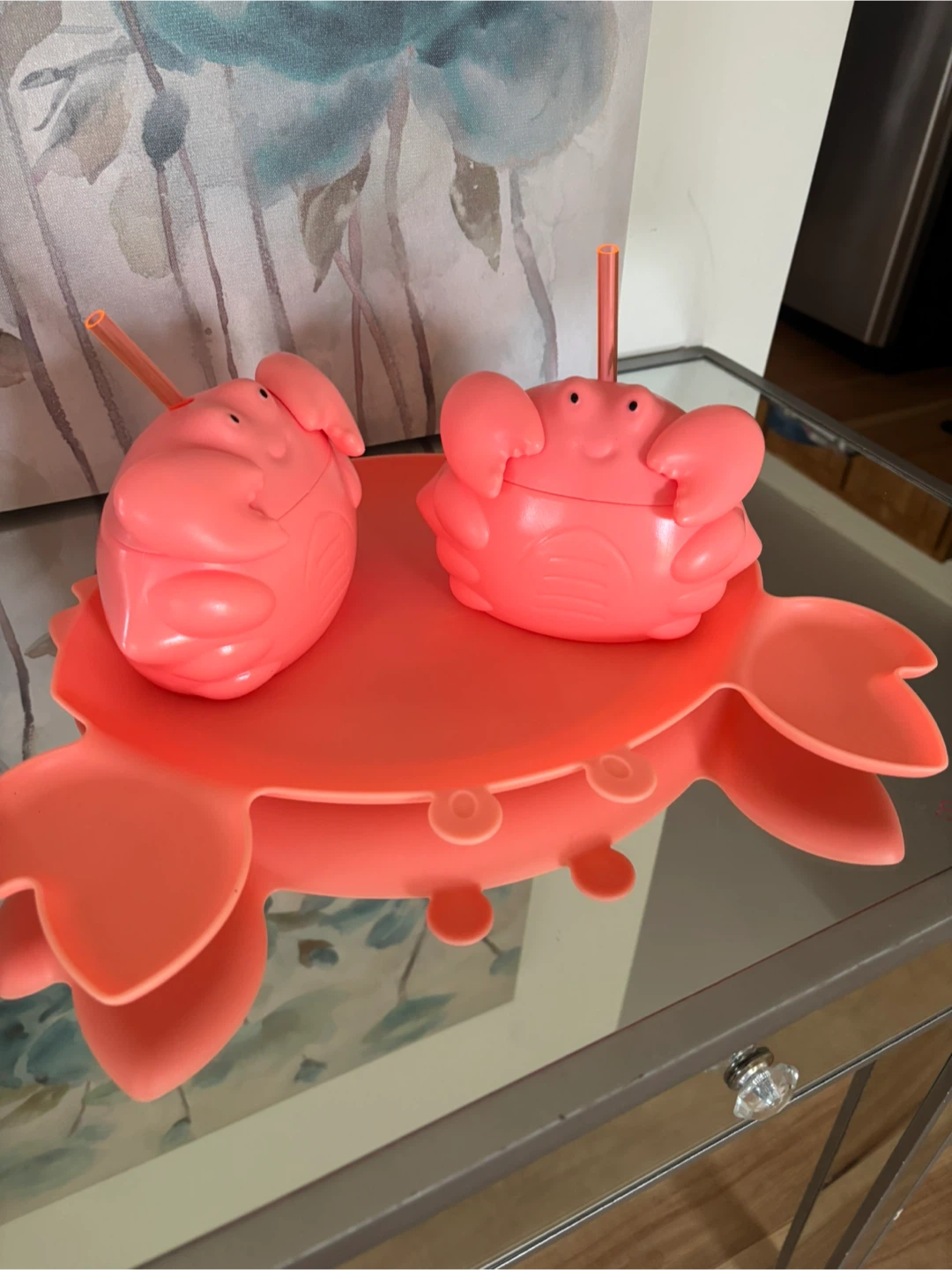 Crab Shaped Sippy Cups with Tray - photo 2