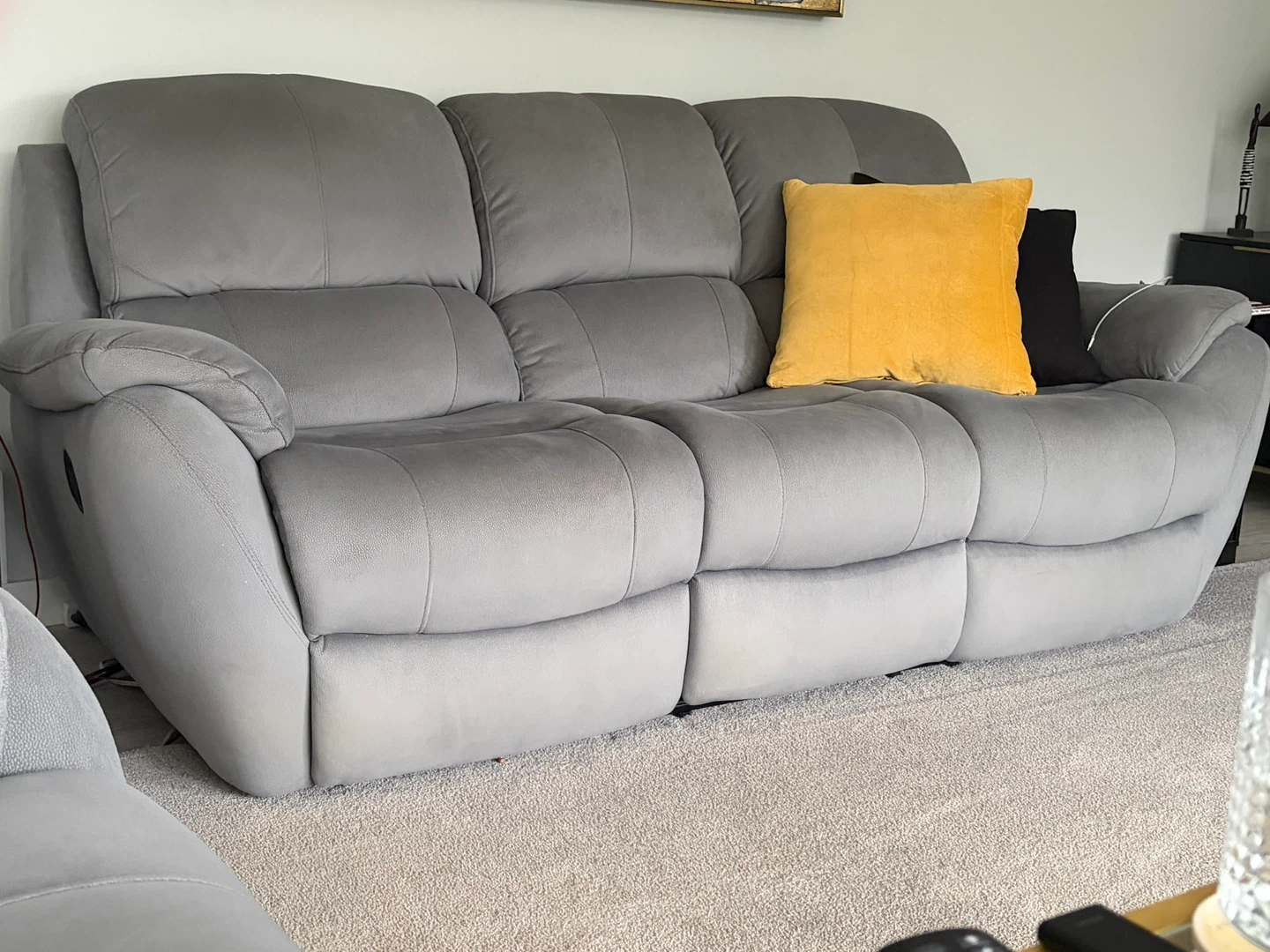 Grey Reclining Sofas