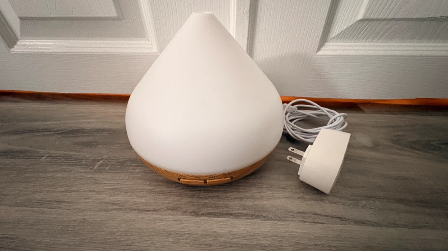 Aroma Diffuser with Wood Base
