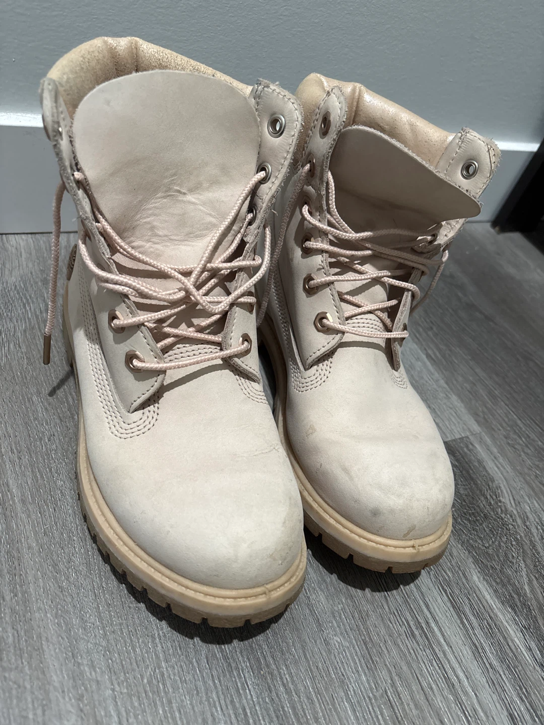 Timberland Boots - Size 8 - Light Pink