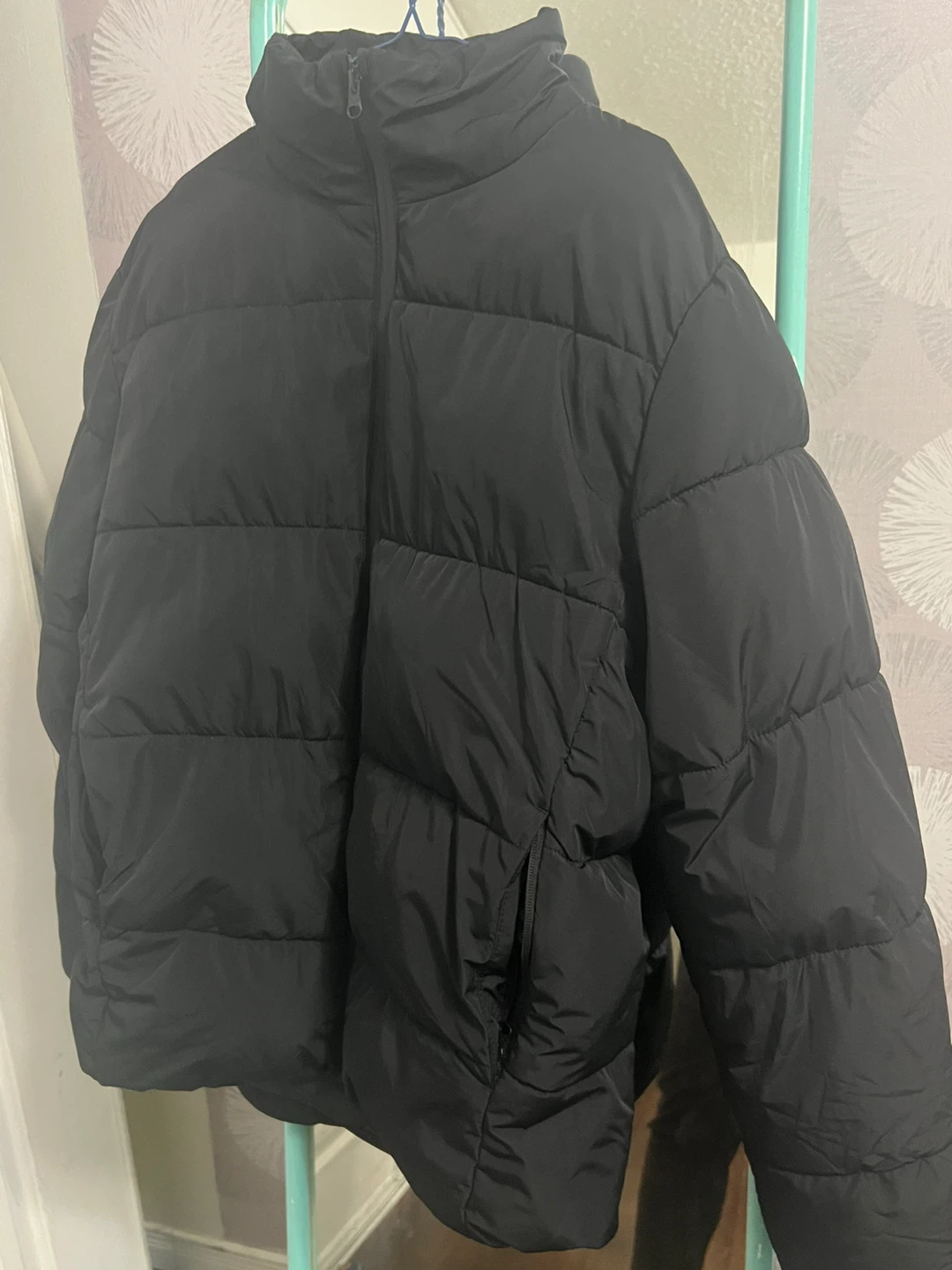 George Black Puffer Jacket - Size M