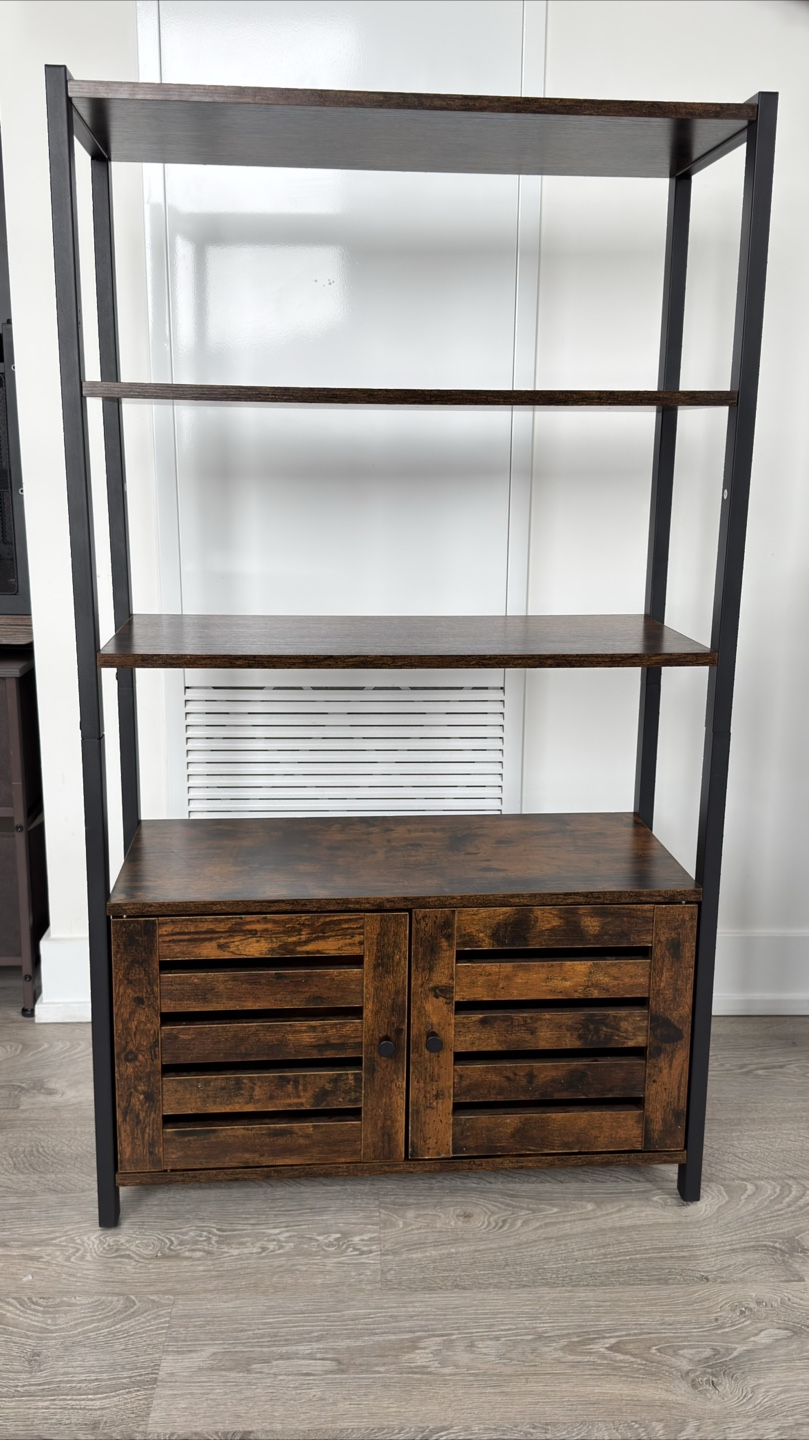 Shelf with Storage Cabinet