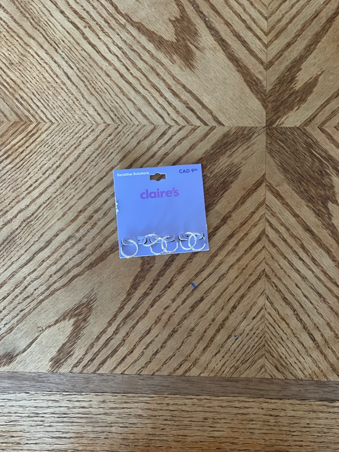 Claire's Silver Hoop Earrings - New