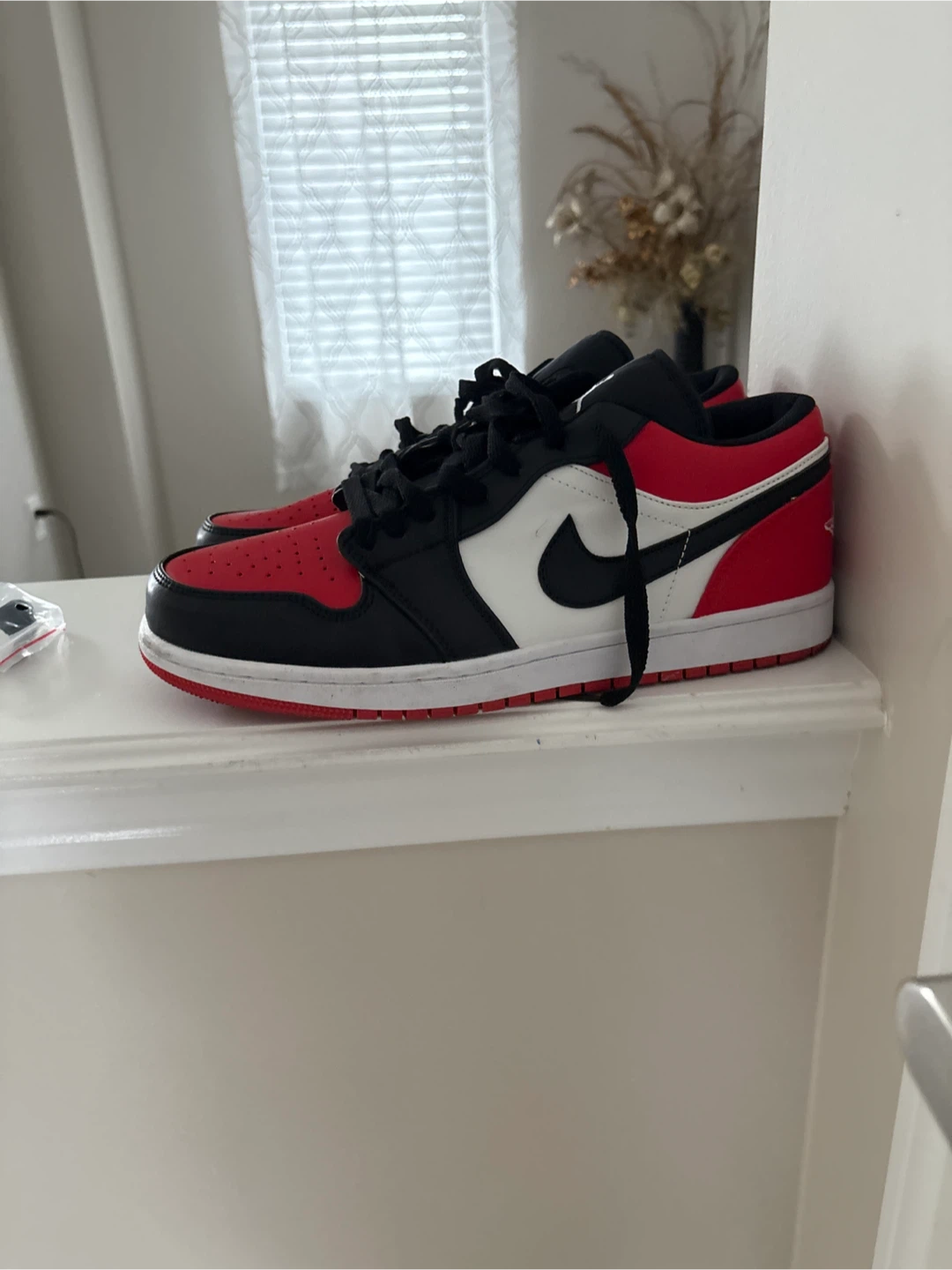 Nike Air Jordan 1 Low Red/Black Size 11 - photo 3