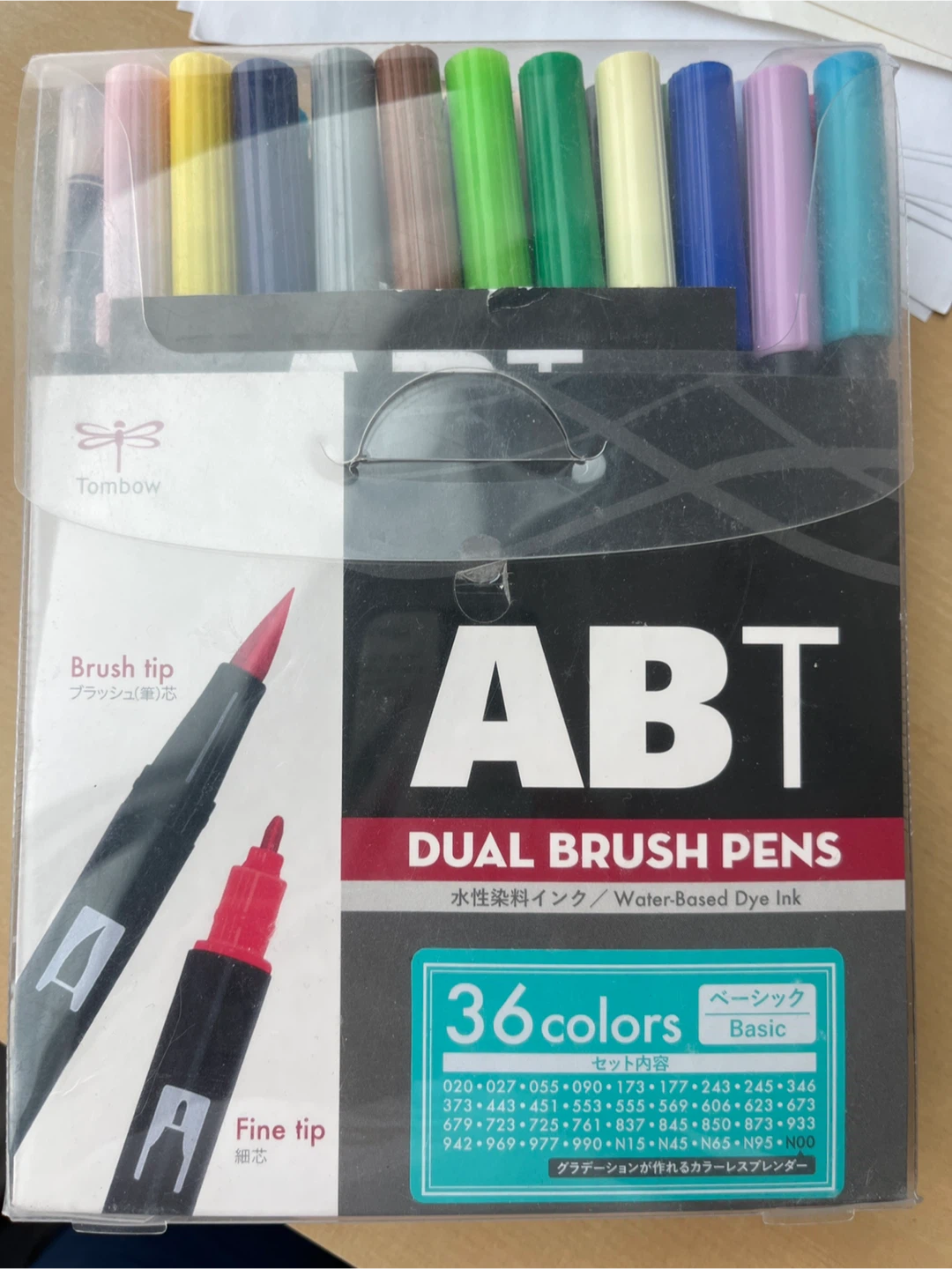 Tombow ABT Dual Brush Pens - 36 Colours
