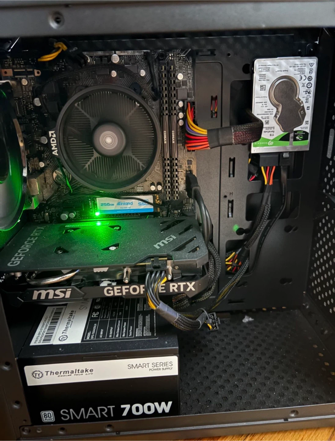 Custom Gaming PC with Monitor - Ryzen 5 5500, RTX 4060