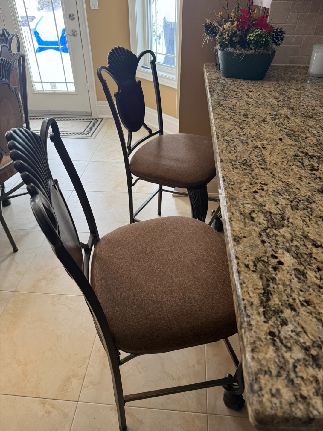 Glass Top Dining Table with 8 Chairs - photo 5