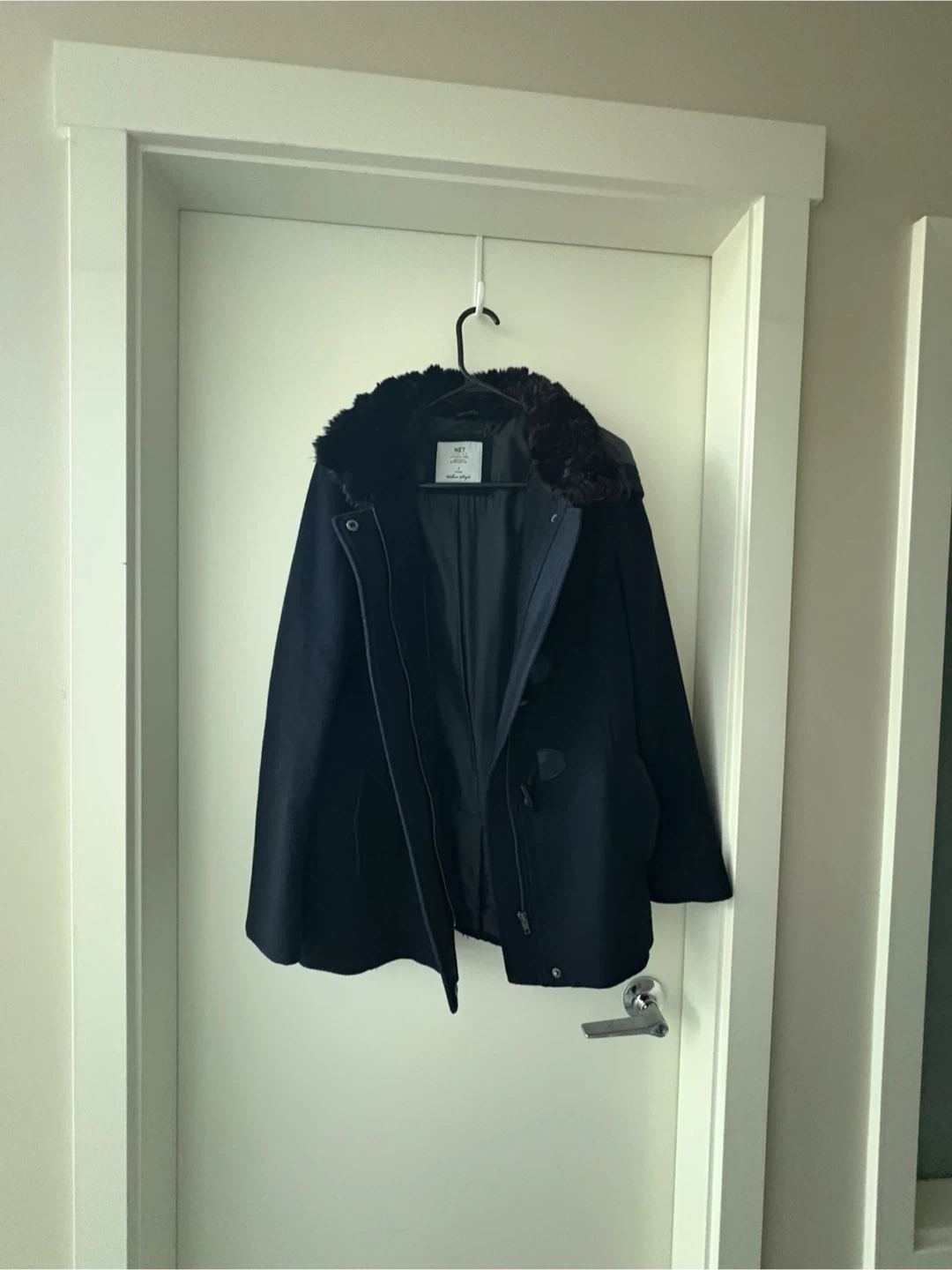 Next Ladies Wool Blend Coat - Size 8 - photo 2