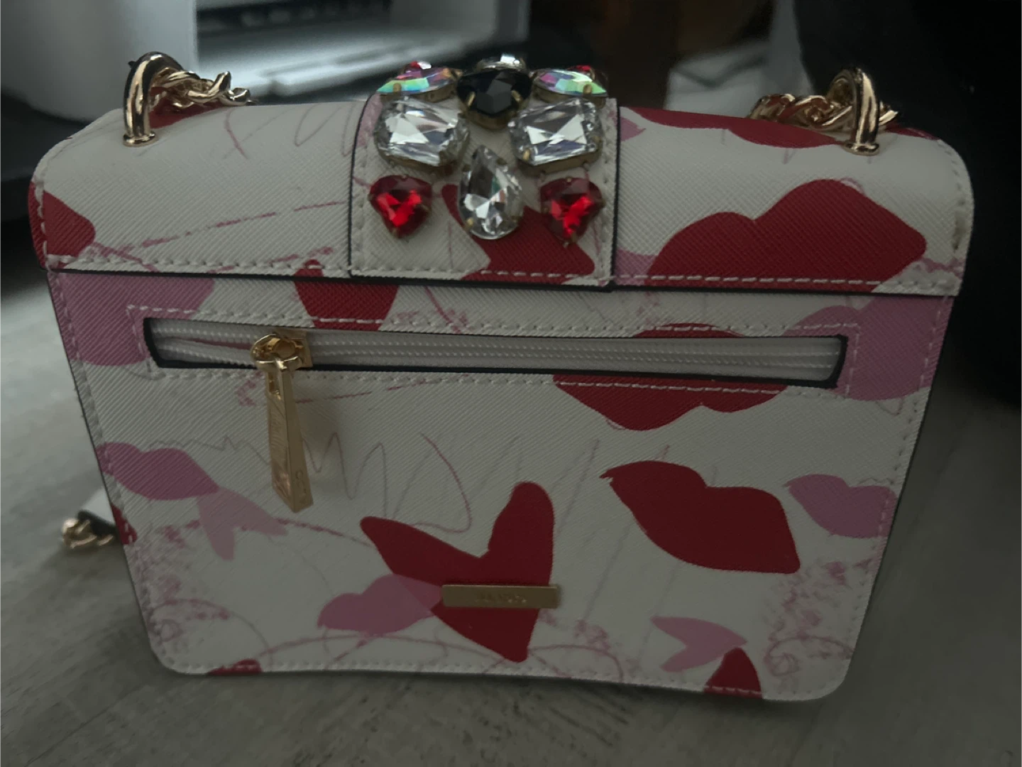 Aldo White & Red Crossbody Bag - photo 5