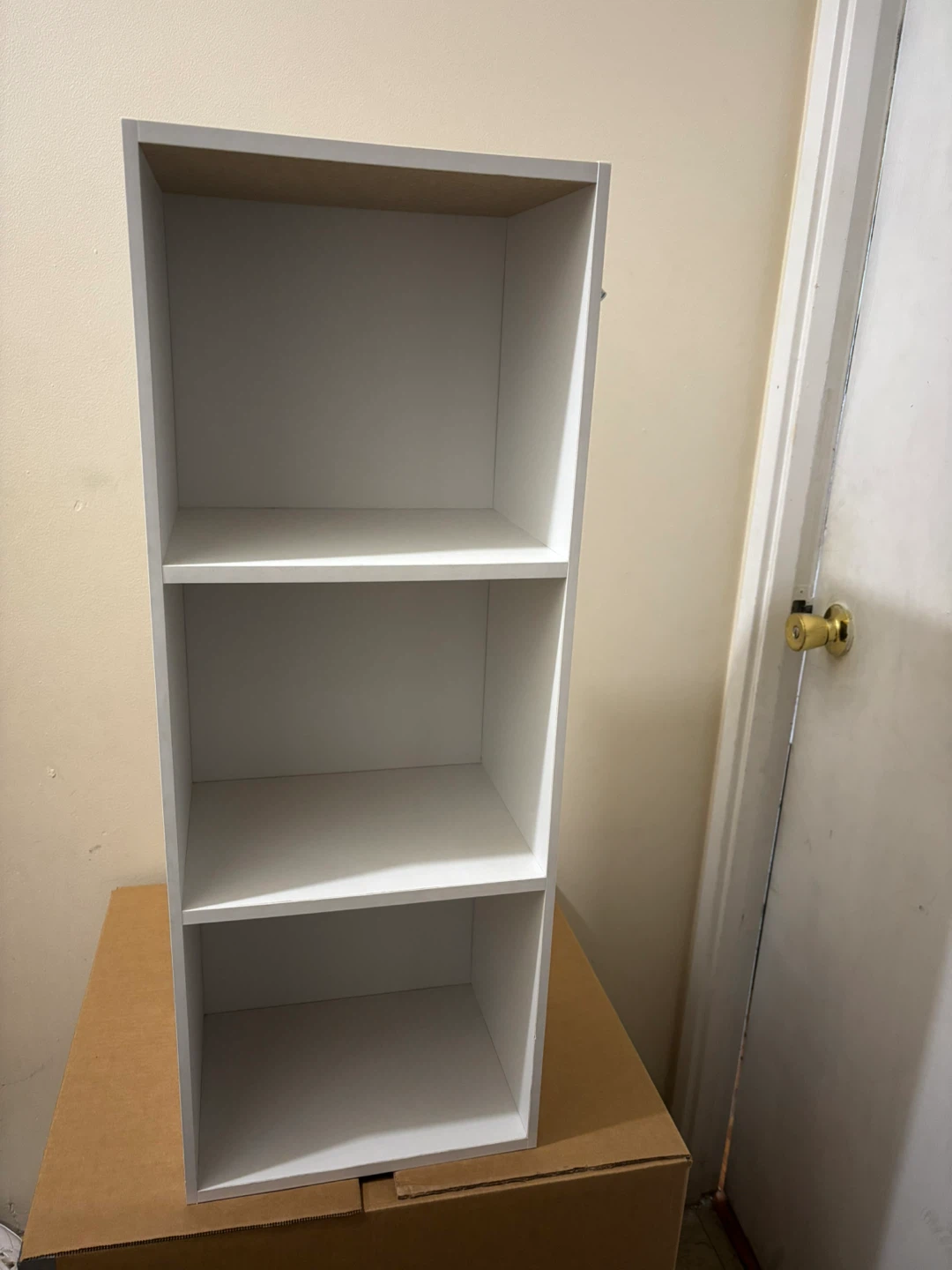 White 3-Shelf Bookcase