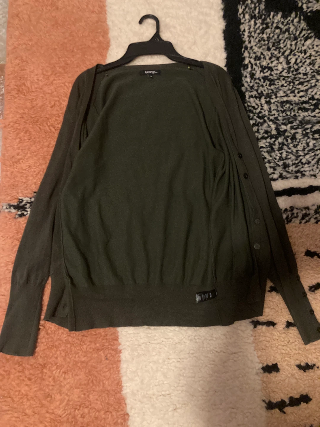 Olive Green Cardigan