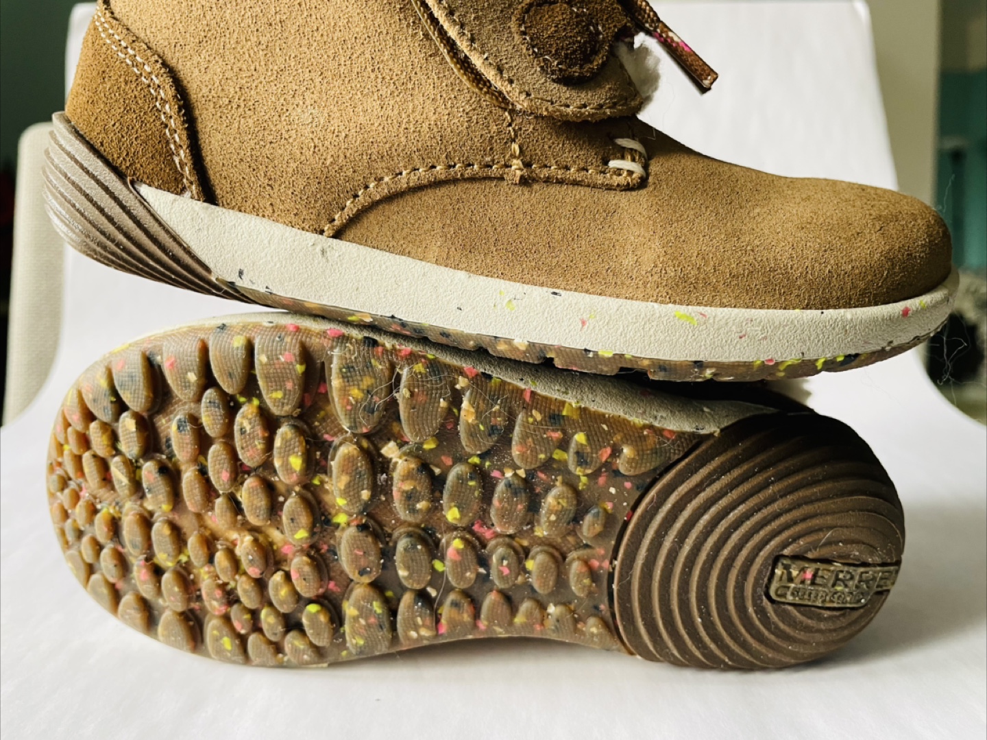 Merrell Toddler Brown Suede Boots Size 10 - photo 2