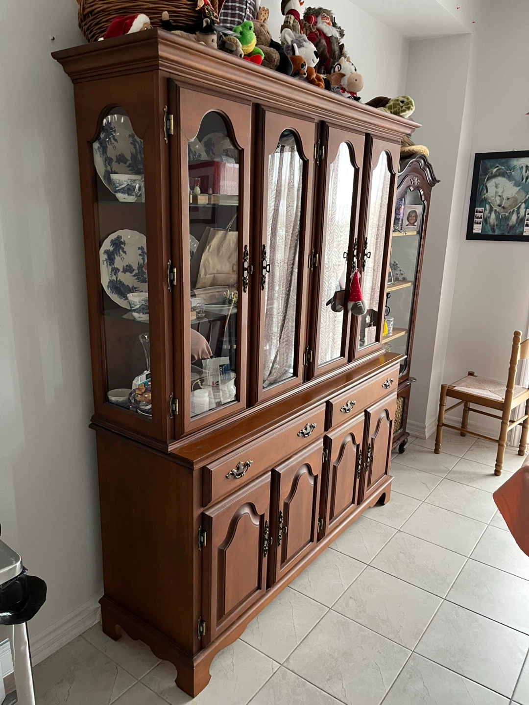 Wooden China Cabinet