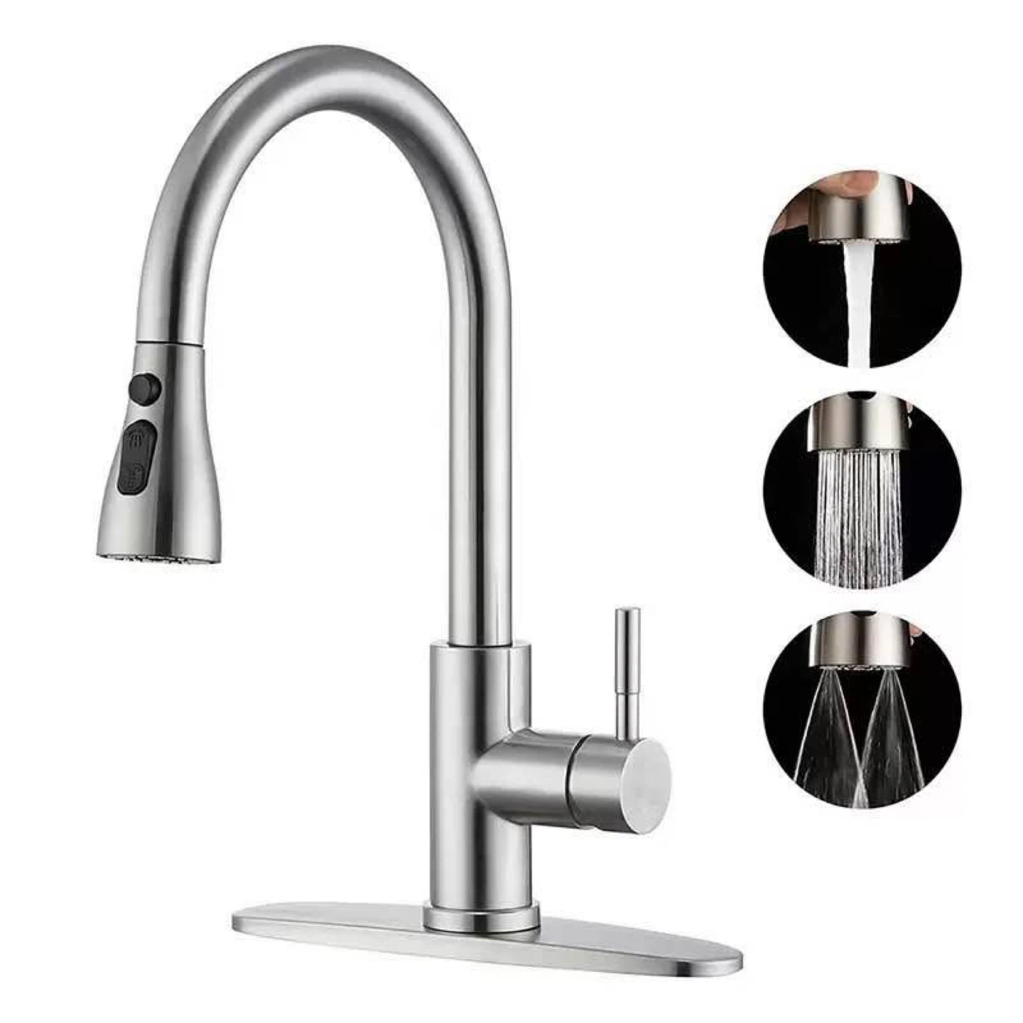 Brand New Kitchen Sink Faucet – Pull Down, 3 Spray