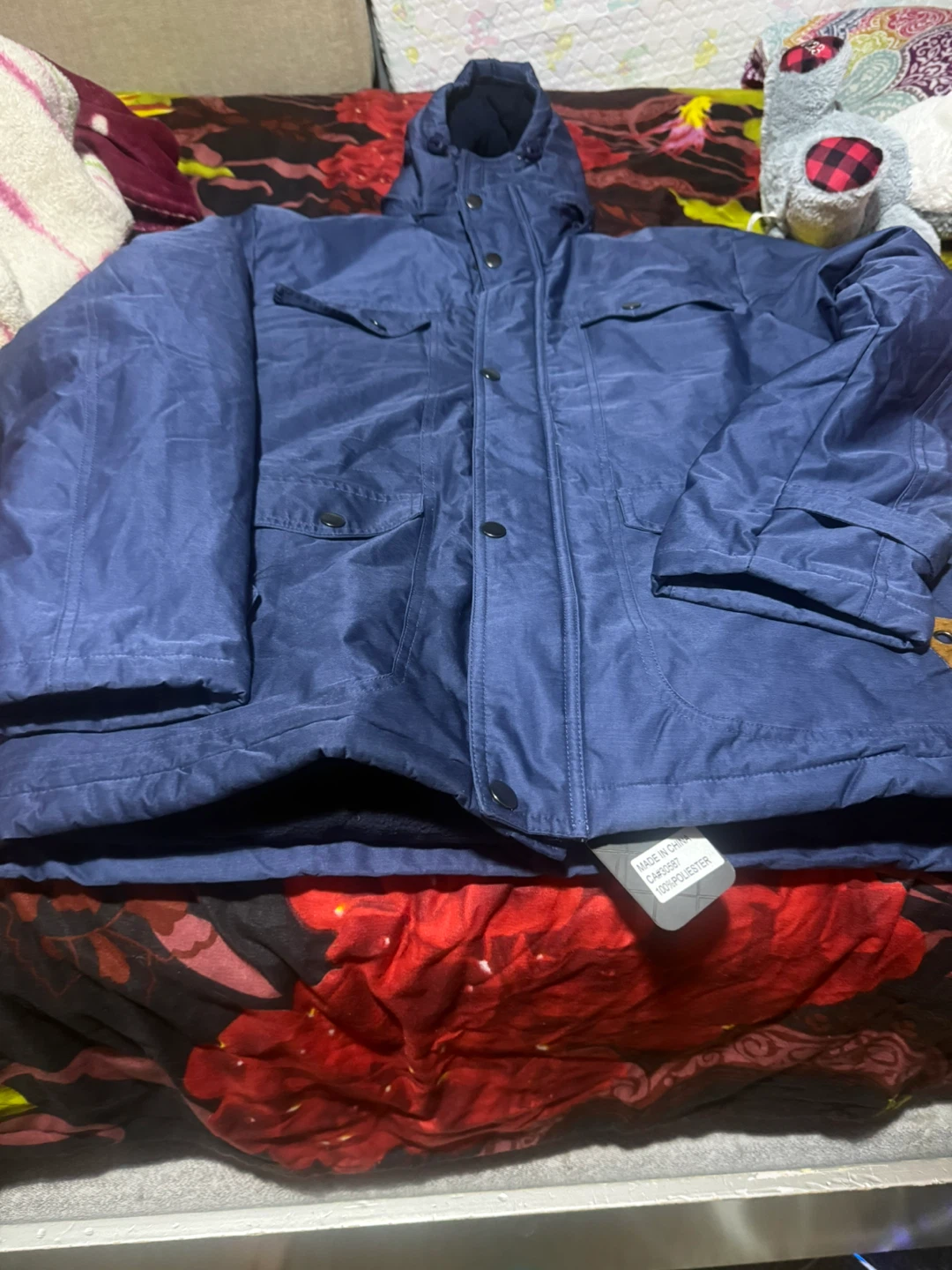 Blue Puffer Jacket