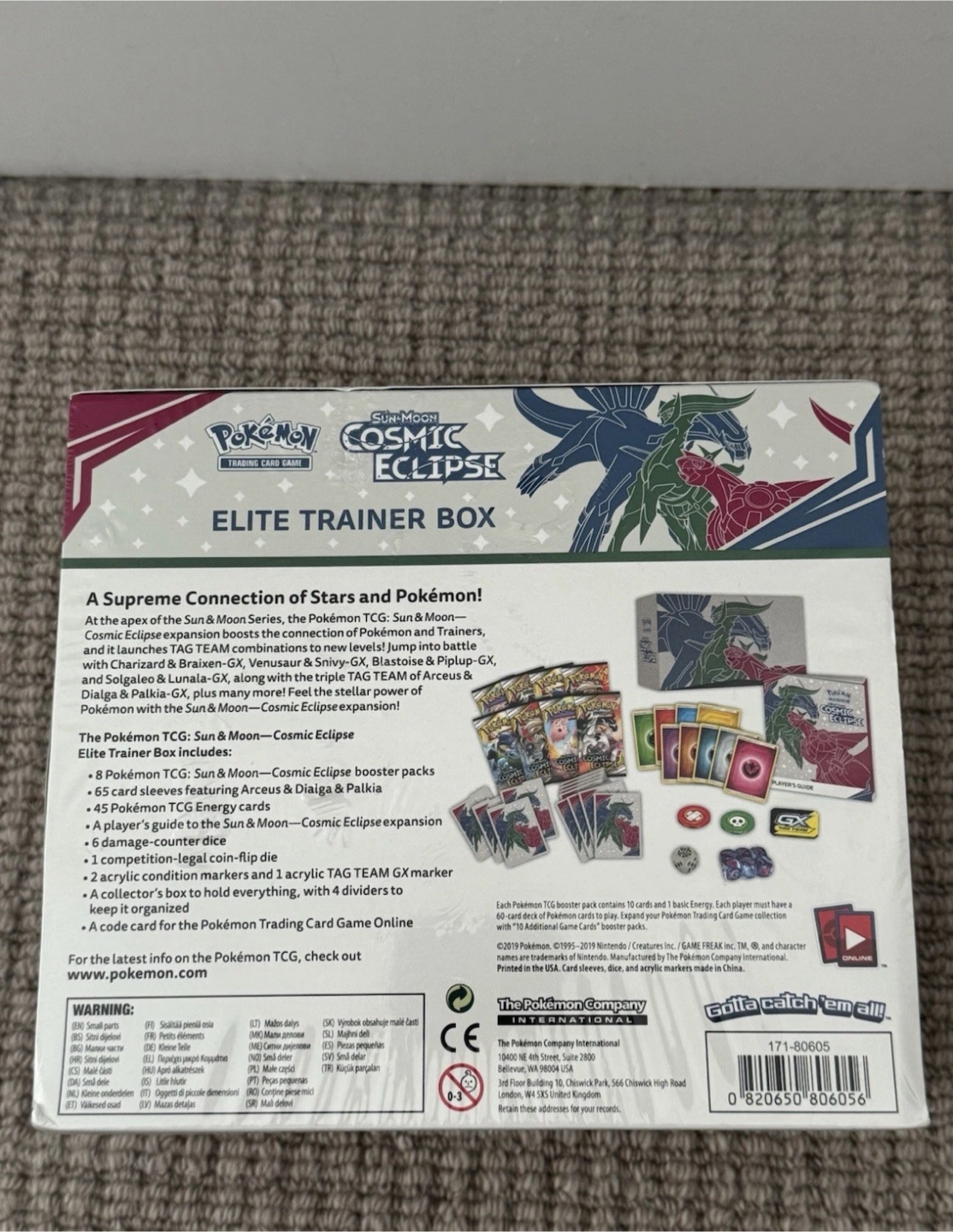 Pokemon Sun & Moon Cosmic Eclipse ETB Elite Trainer Box - photo 5