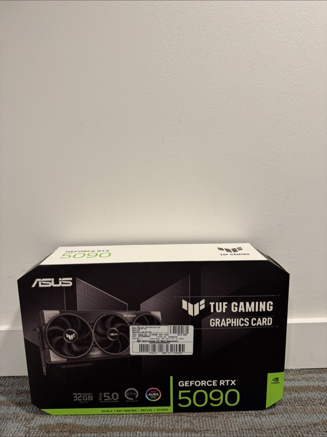 Asus TUF GeForce RTX 5090 video card - NEW
