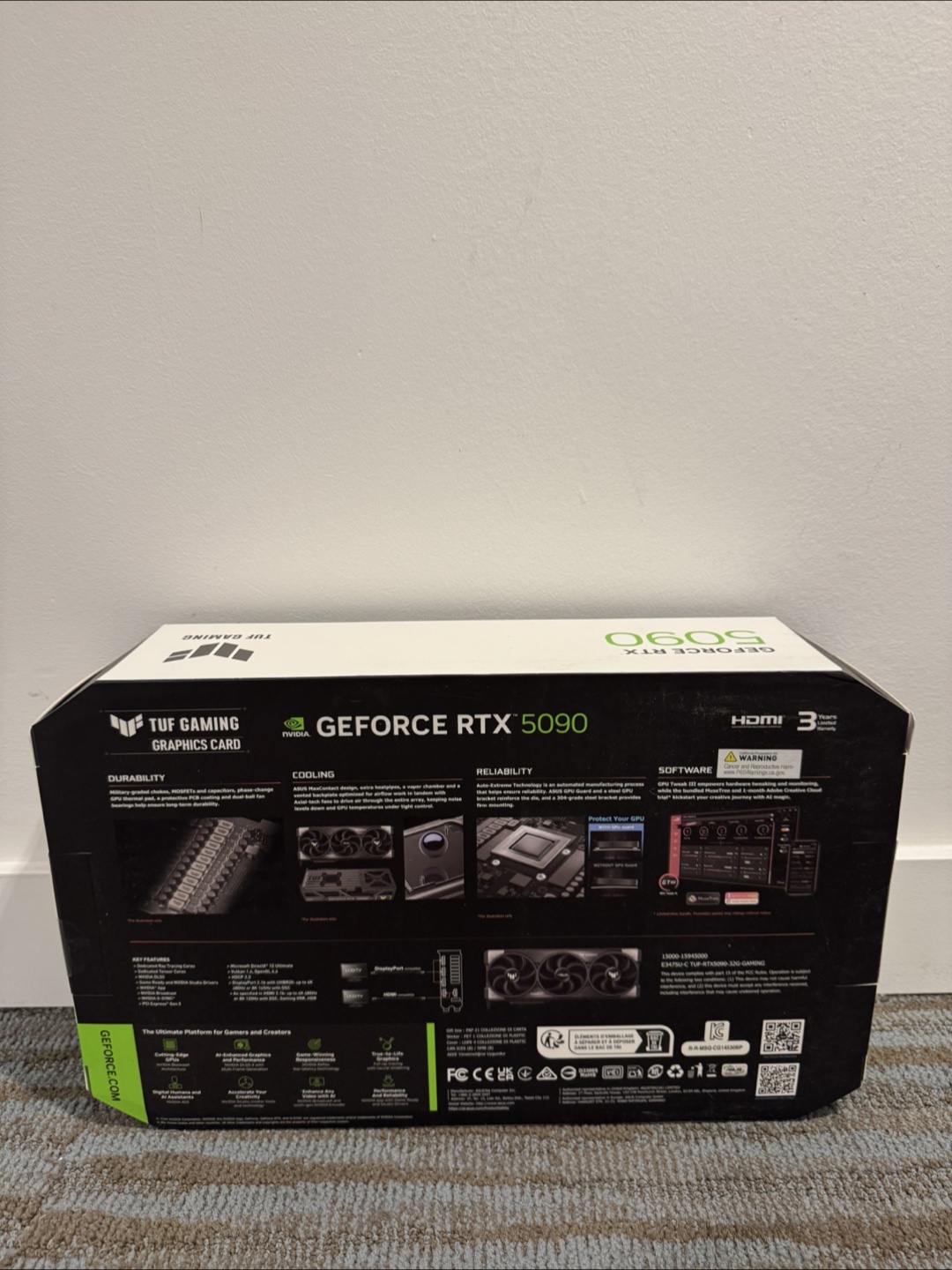 Asus TUF GeForce RTX 5090 video card - NEW - photo 2