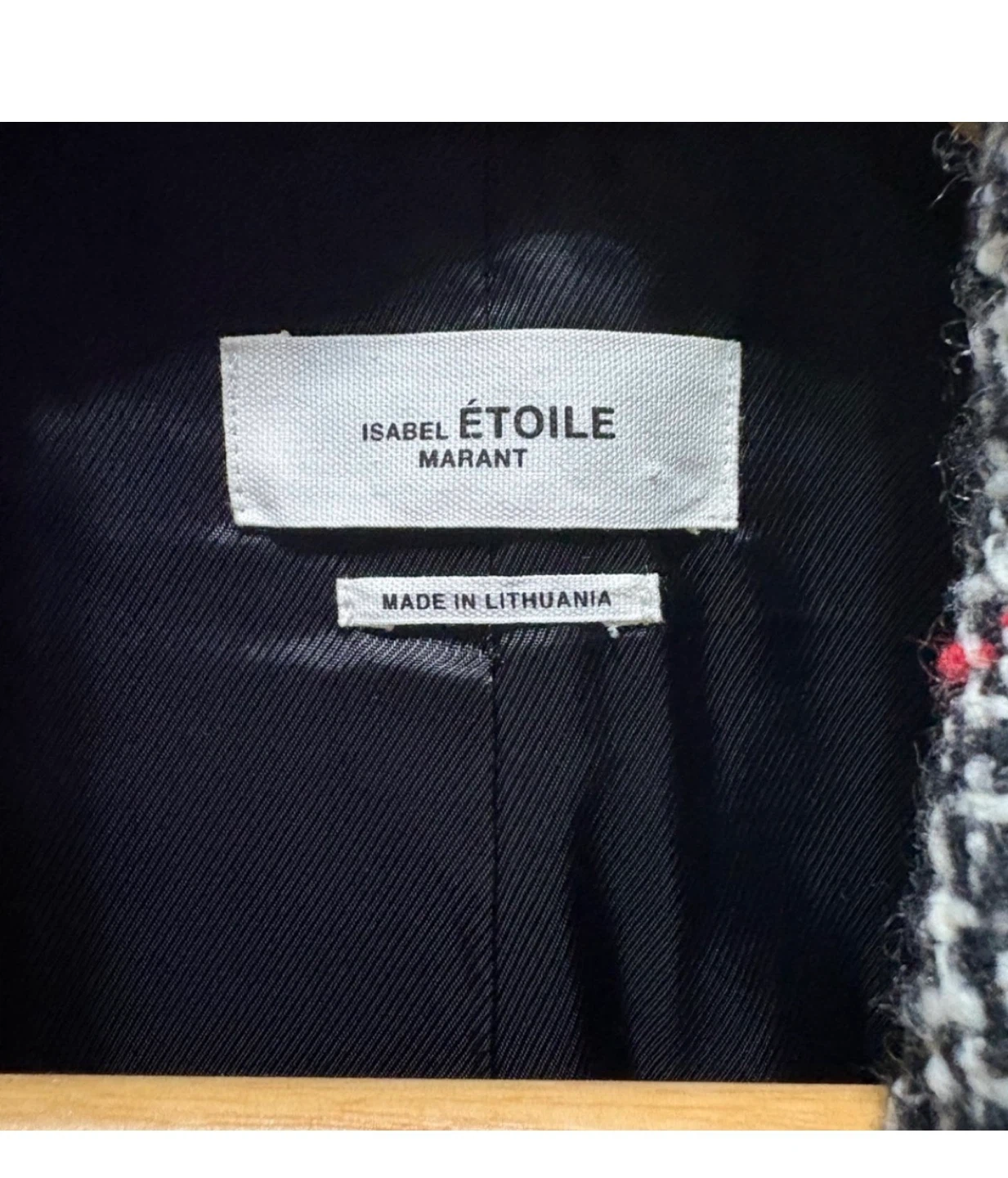 Isabel Marant Etoile Ice Checked Blazer Size 42 - photo 3