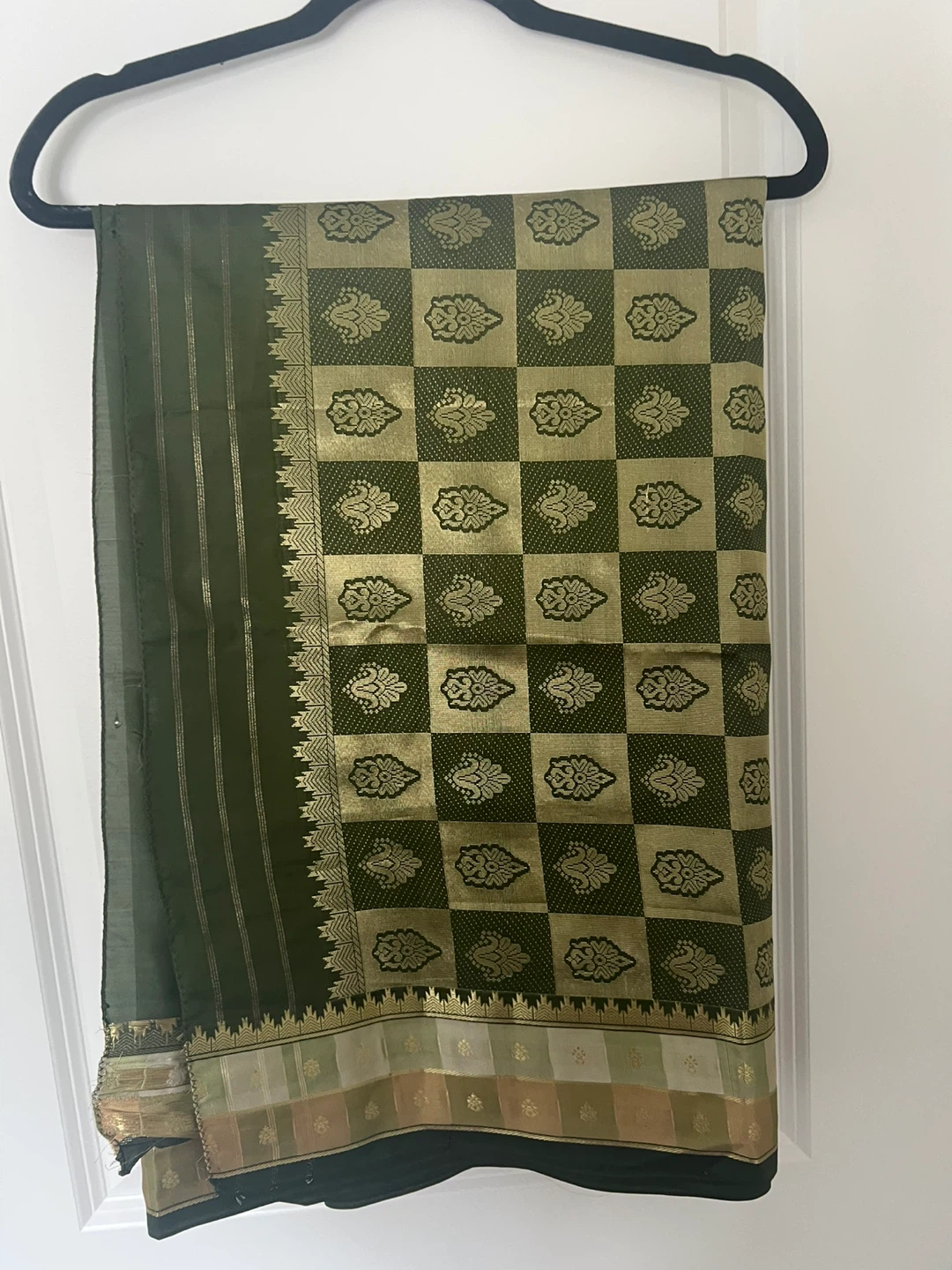 Green & Gold Sari