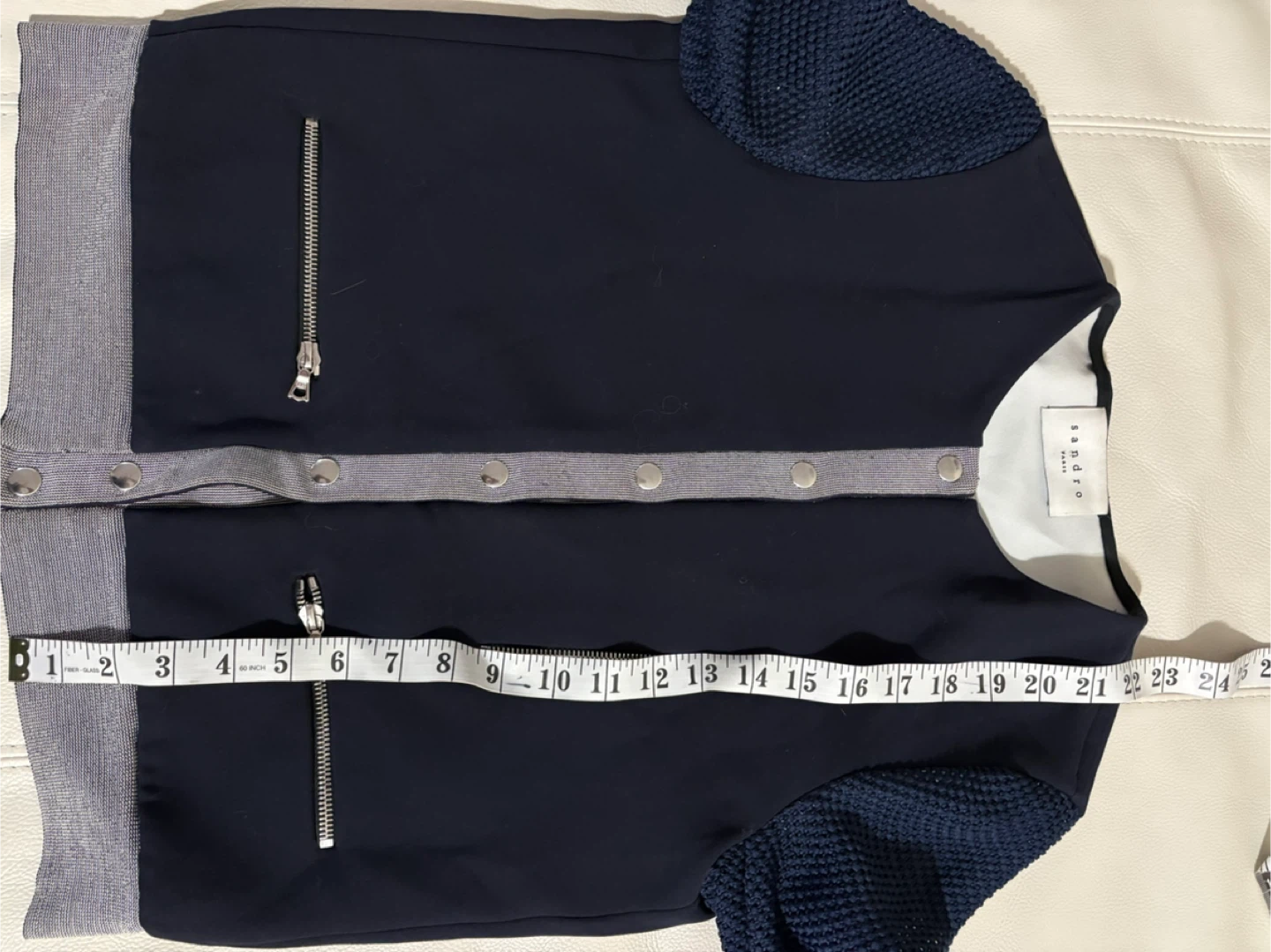 Sandro Paris Navy Blue Cardigan - photo 5