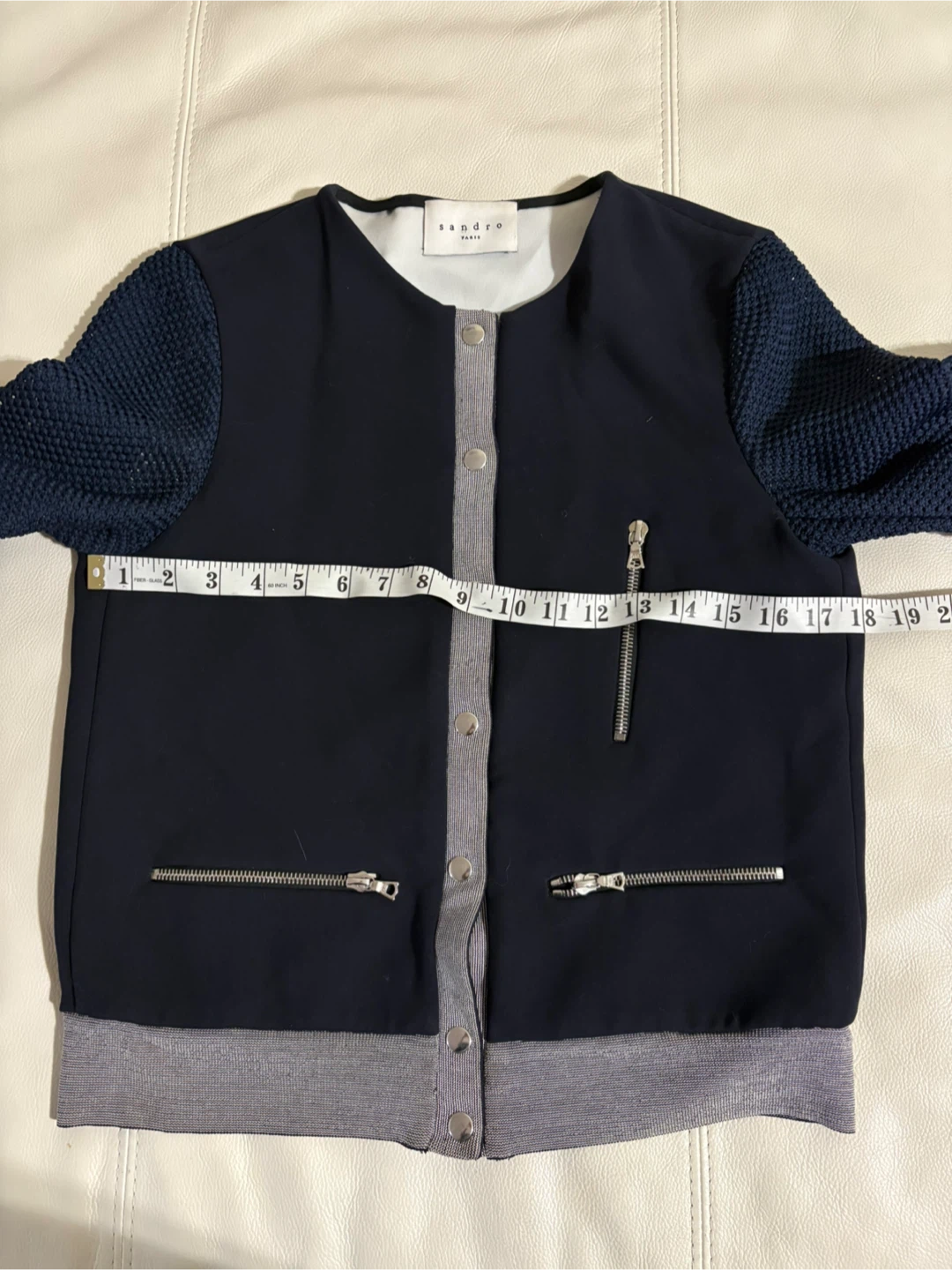 Sandro Paris Navy Blue Cardigan - photo 4