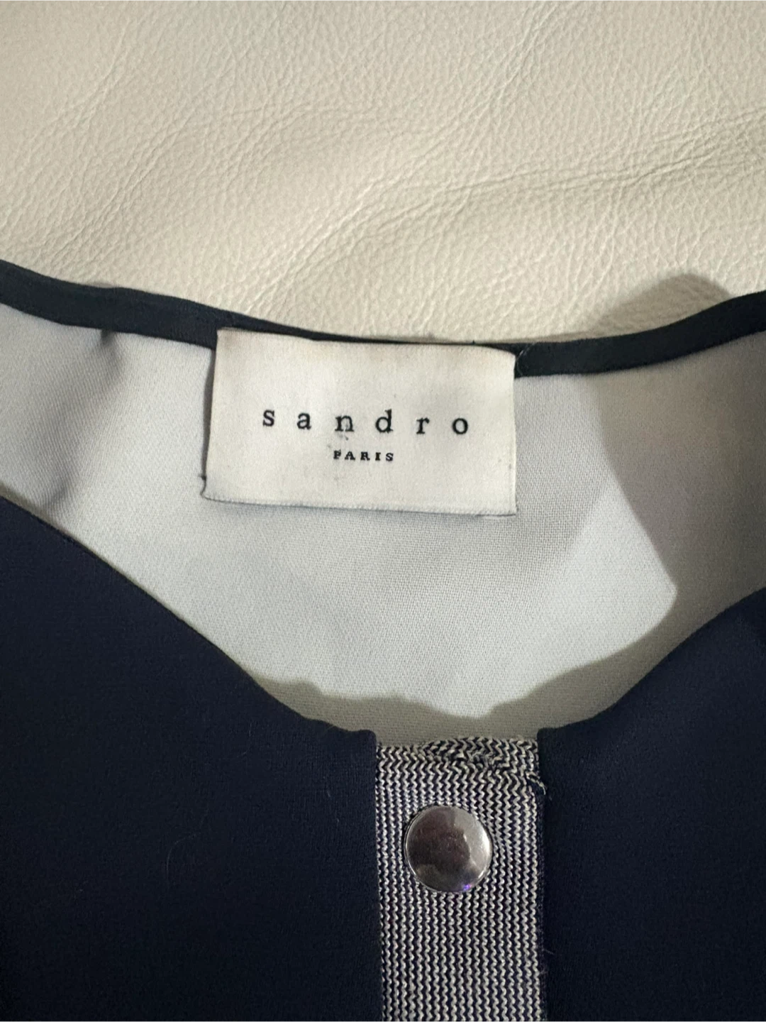 Sandro Paris Navy Blue Cardigan - photo 2